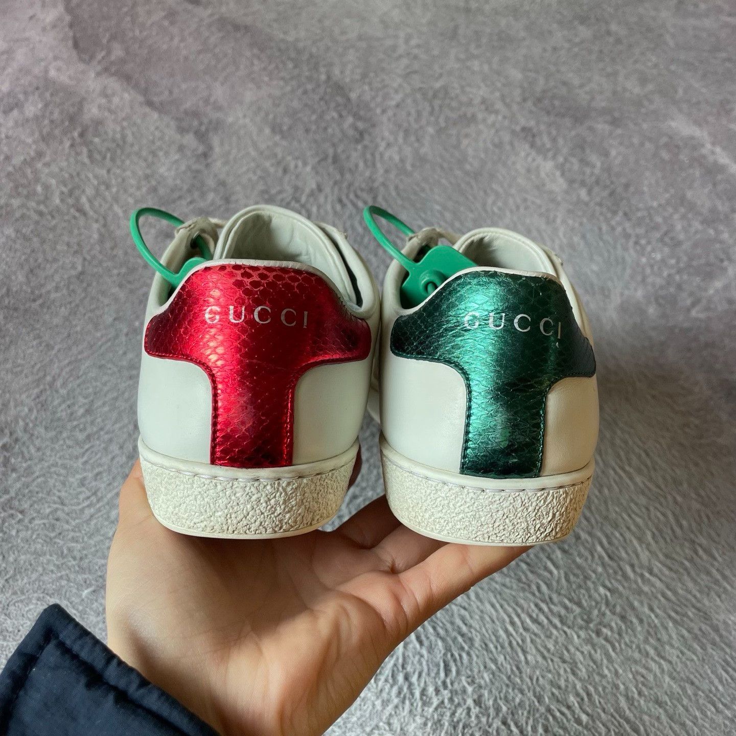 Gucci Gucci White Lowtop Sneakers M Women Size US 7 / IT 37 - 3 Thumbnail