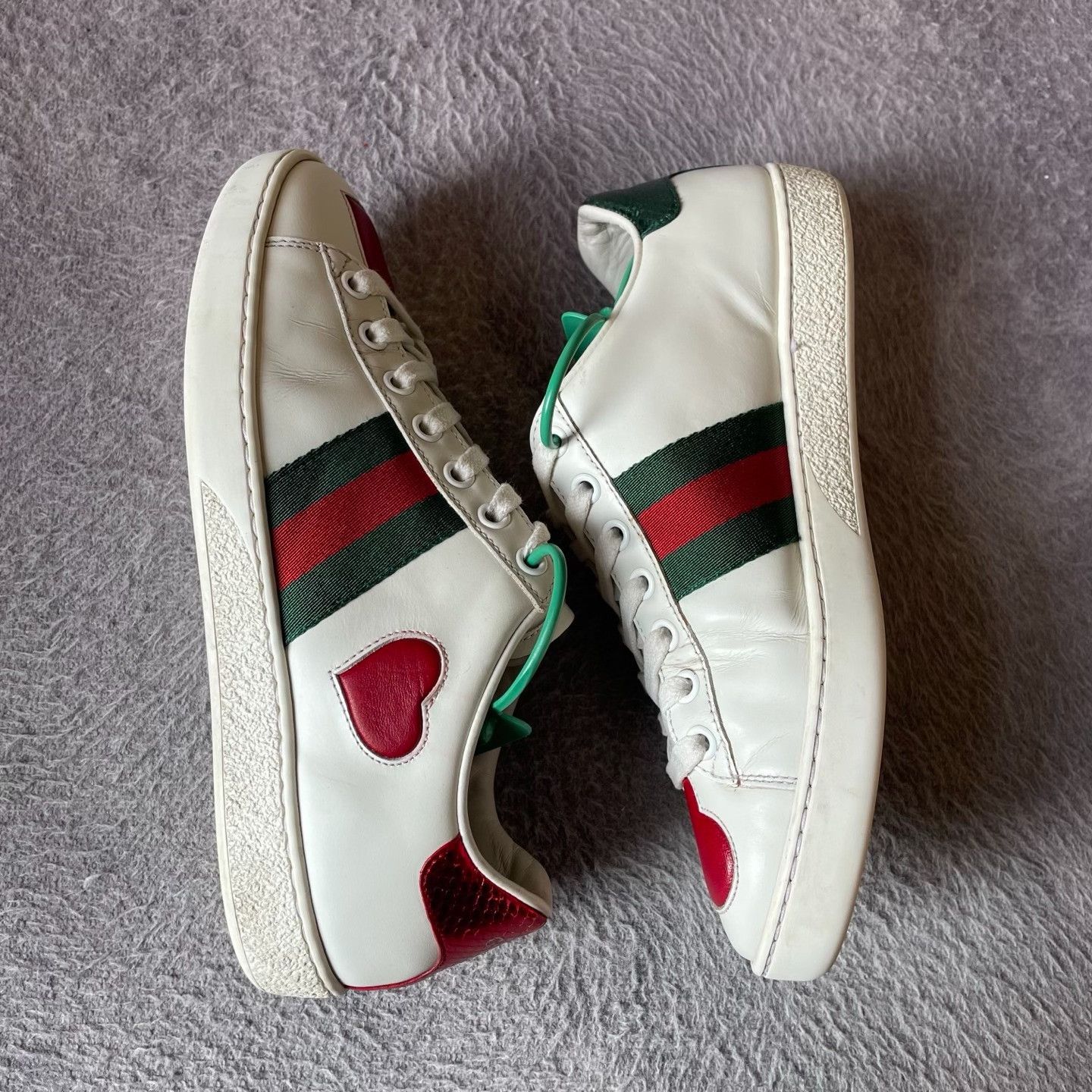 Gucci Gucci White Lowtop Sneakers M Women Size US 7 / IT 37 - 7 Thumbnail