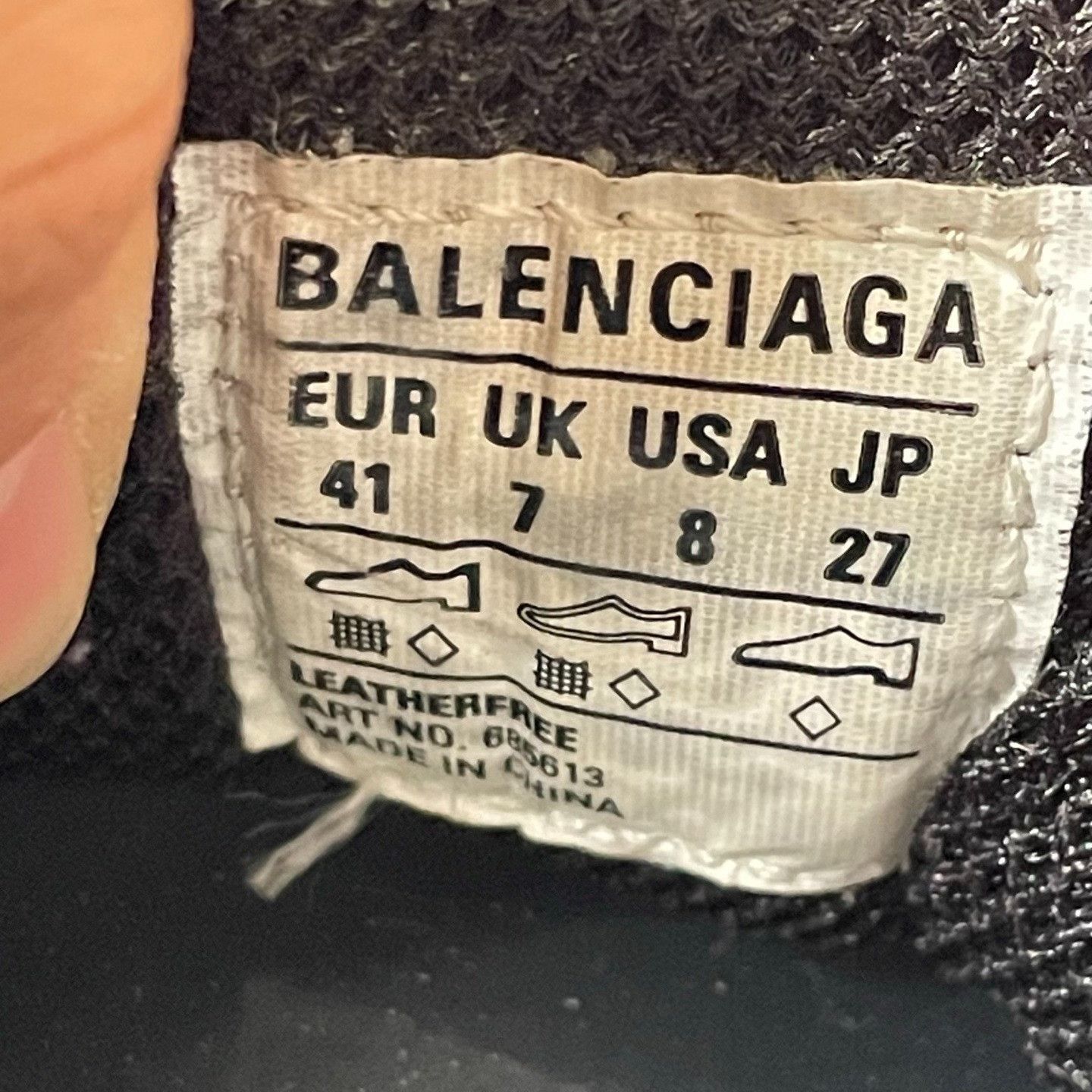 Balenciaga Balenciaga Black Lowtop Sneakers 41 Men Size US 8.5 / EU 41-42 - 5 Thumbnail