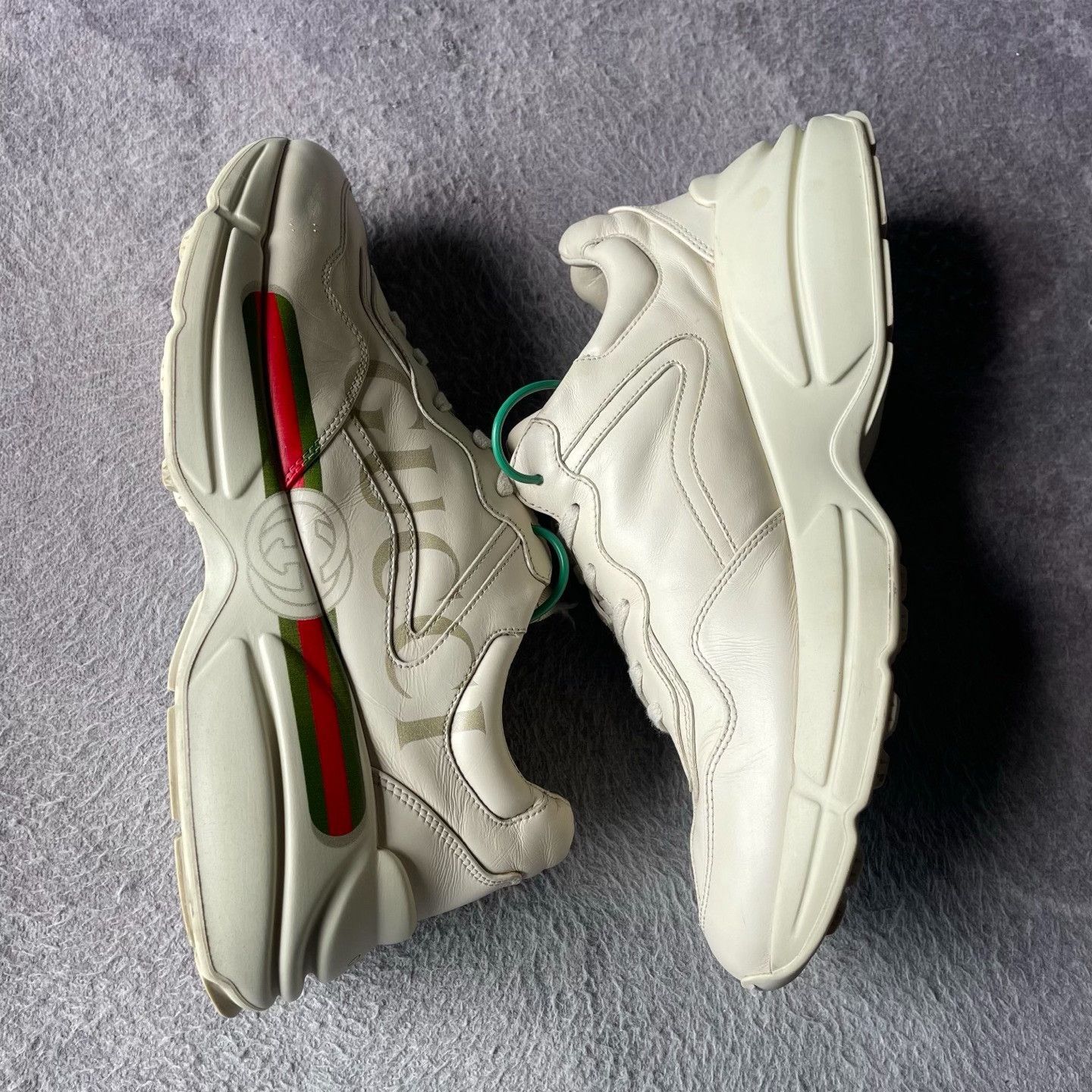 Gucci Gucci White Lowtop Sneakers 43 Men Size US 10 / EU 43 - 6 Thumbnail