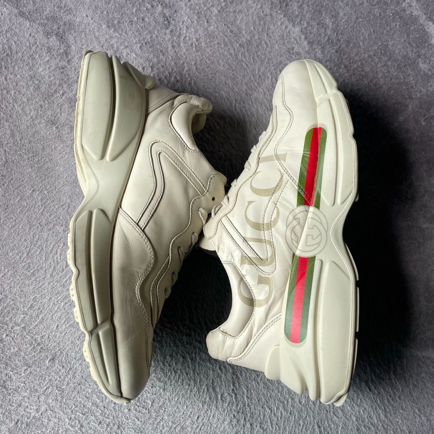 Gucci Gucci White Lowtop Sneakers 43 Men Size US 10 / EU 43 - 7 Thumbnail