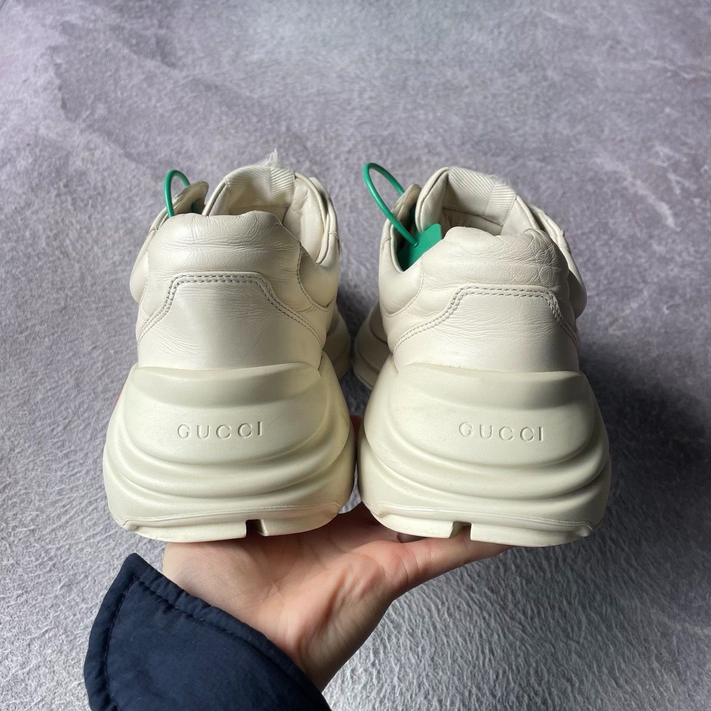 Gucci Gucci White Lowtop Sneakers 43 Men Size US 10 / EU 43 - 3 Thumbnail
