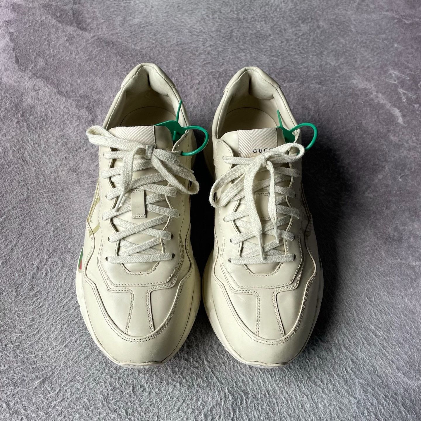 Gucci Gucci White Lowtop Sneakers 44 Men Size US 10.5 / EU 43-44 - 2 Thumbnail