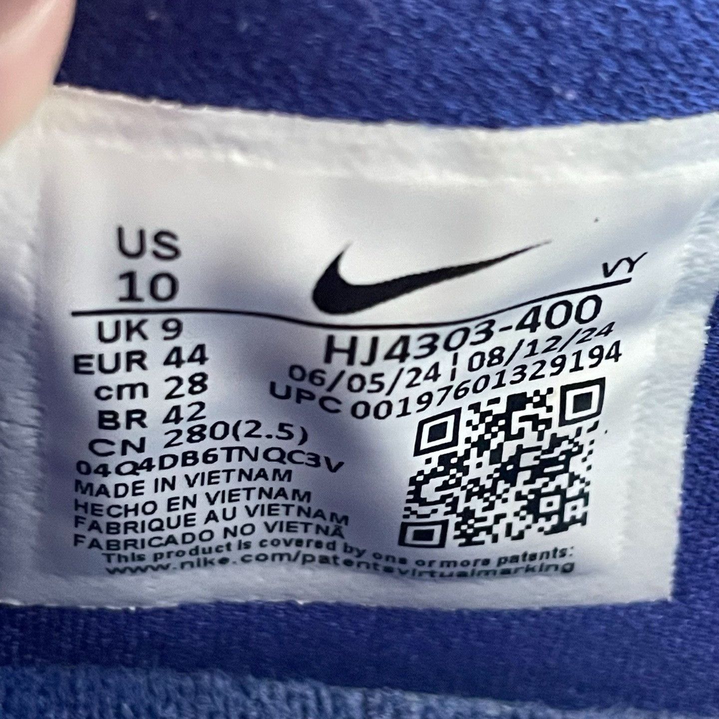 Nike Nike Blue Lowtop Sneakers 44 Men Size US 10.5 / EU 43-44 - 6 Thumbnail