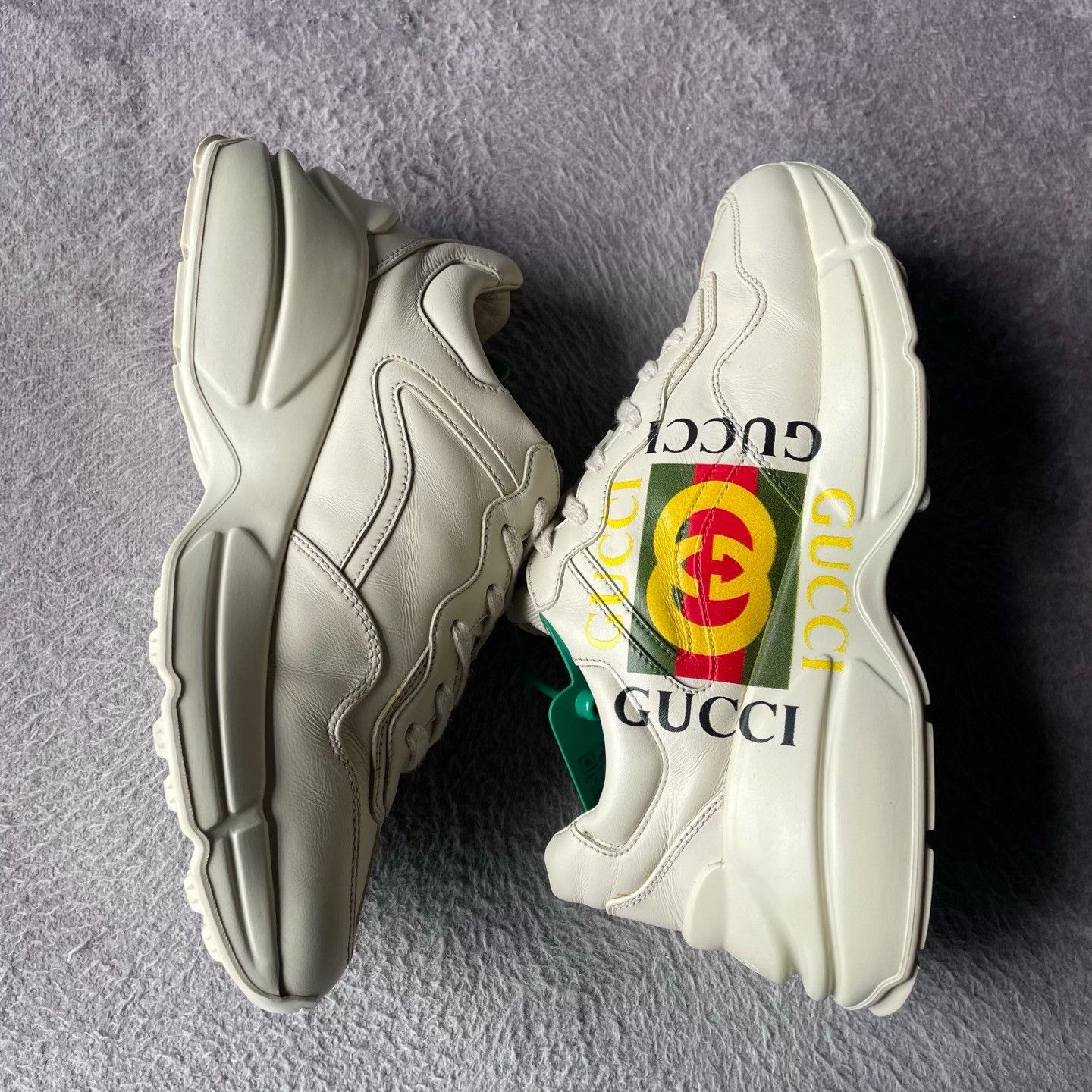 Gucci Gucci White Lowtop Sneakers 39 Men Size US 6.5 / EU 39-40 - 9 Thumbnail