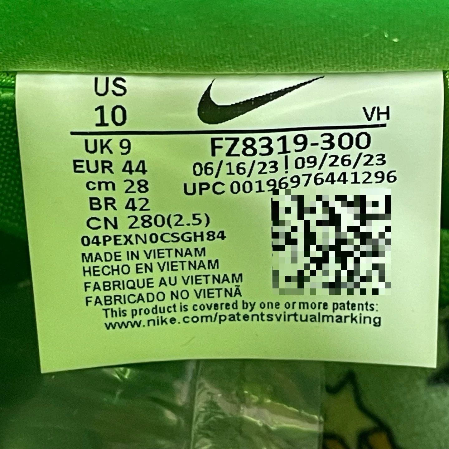 Nike Nike Collab Green Lowtop Sneakers 44 Men Size US 10.5 / EU 43-44 - 4 Thumbnail