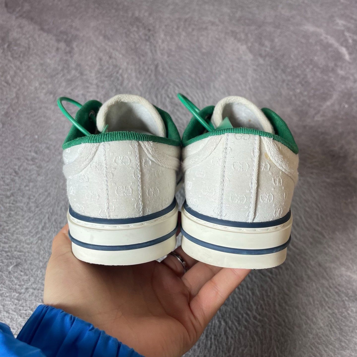 Gucci Gucci White Lowtop Sneakers 36.5 Women Size US 6 / IT 36 - 3 Thumbnail