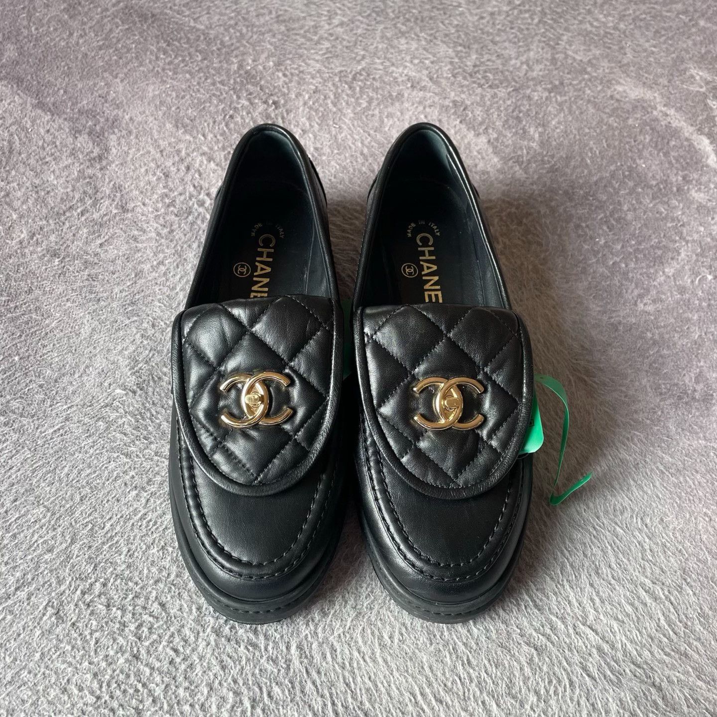 Chanel Chanel Black Lowtop Sneakers 37 Women Size US 6.5 / IT 36.5 - 2 Thumbnail