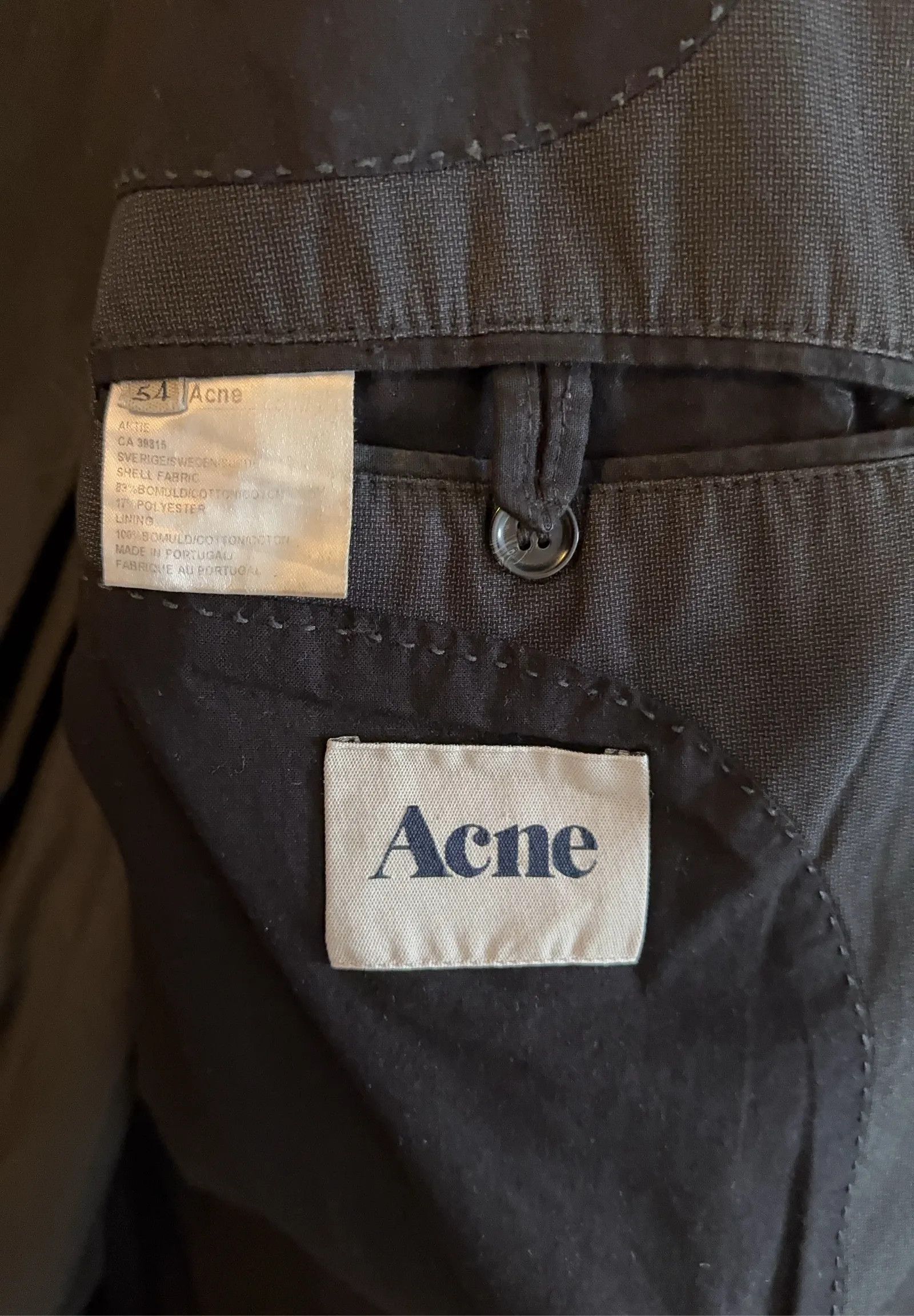 Acne Studios Acne Studios Aktie Suit Size 44R - 2 Thumbnail