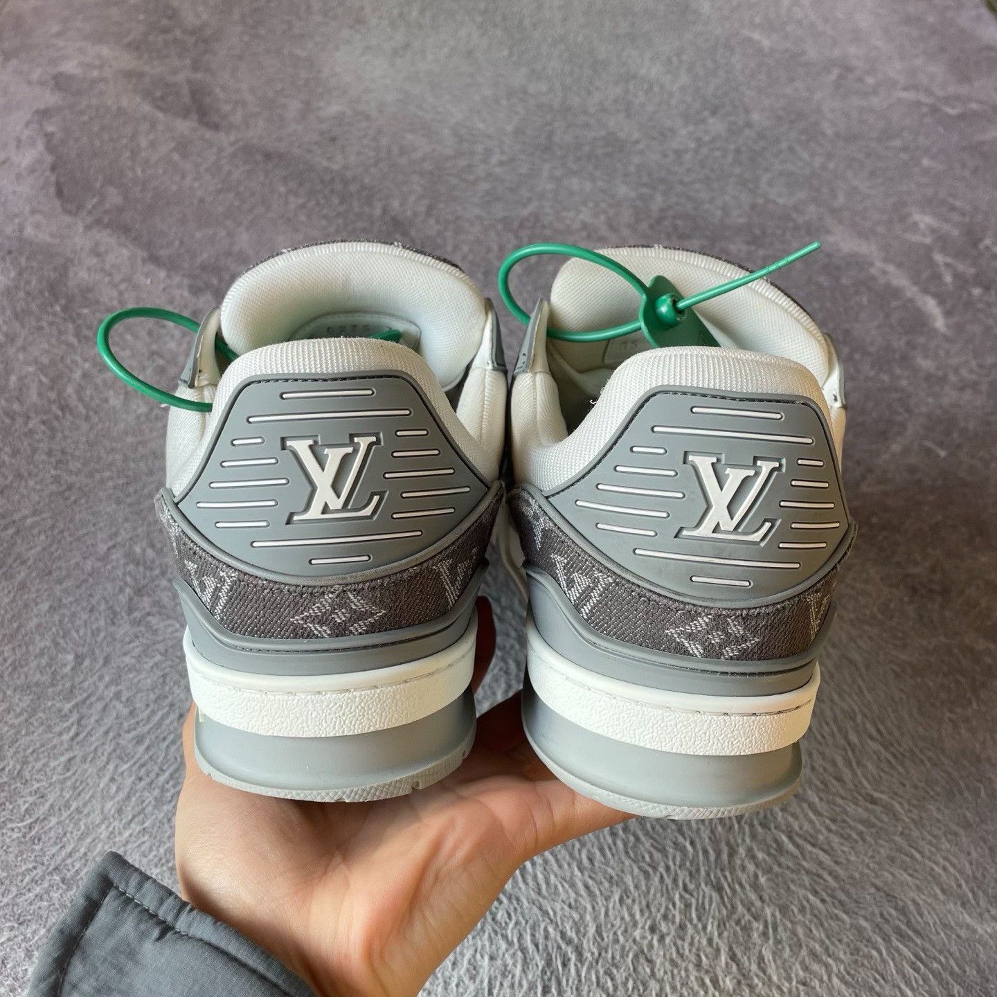 Louis Vuitton Louis Vuitton Training Denim White Lowtop Sneakers 41 Men Size US 8.5 / EU 41-42 - 3 Thumbnail