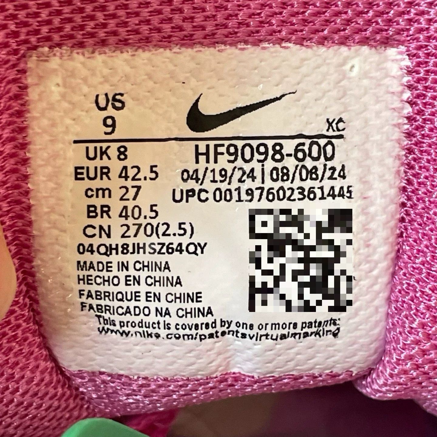 Nike Nike Pink Lowtop Sneakers 42 Men Size US 9 / EU 42 - 6 Thumbnail