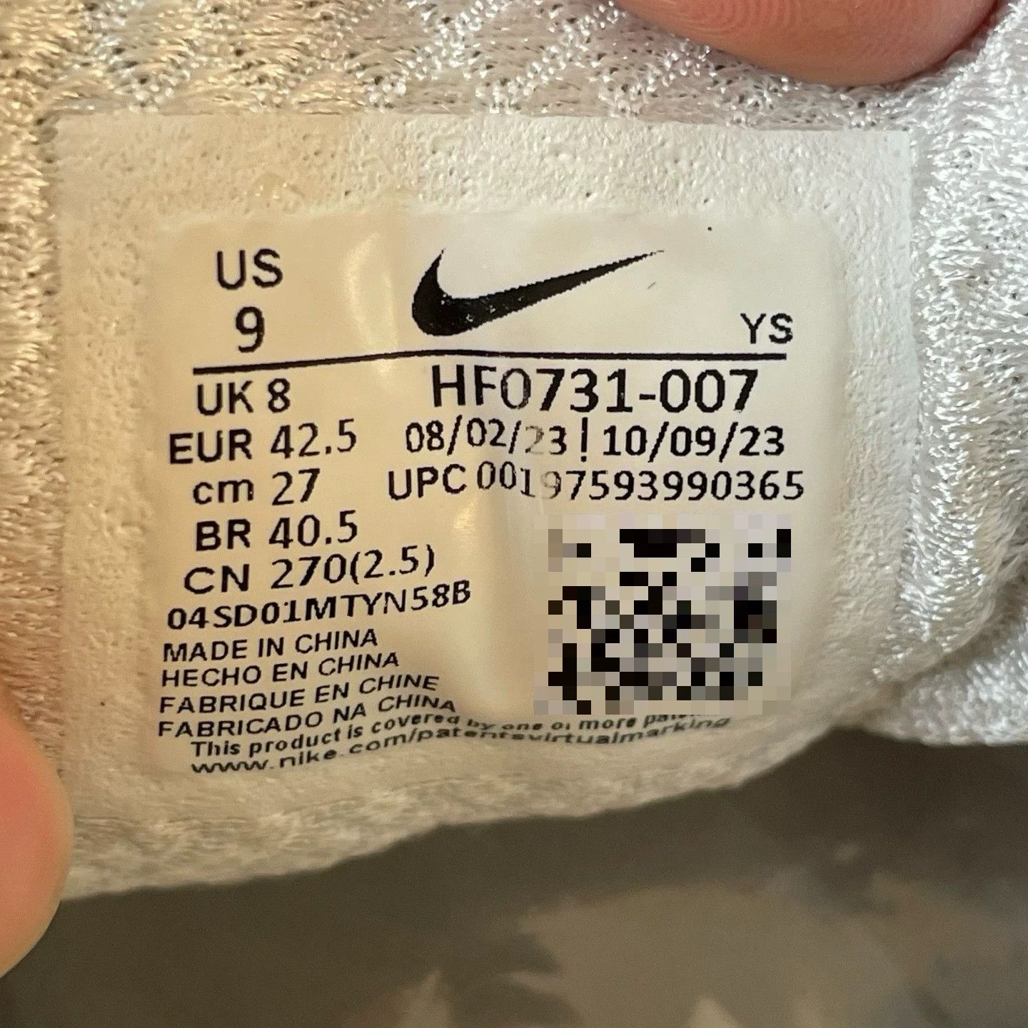 Nike Nike ZOOM VOMERO5黑灰 Gray Lowtop Sneakers 42 Men Size US 9 / EU 42 - 5 Thumbnail