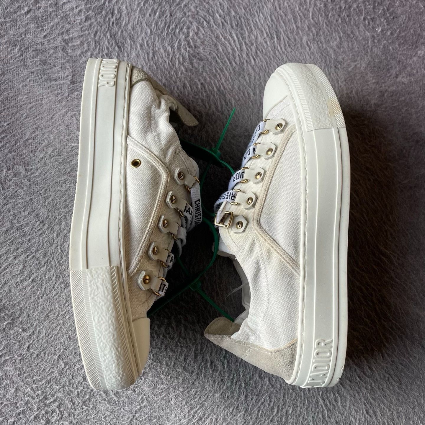 Dior Dior White Lowtop Sneakers S Women Size US 6 / IT 36 - 8 Thumbnail