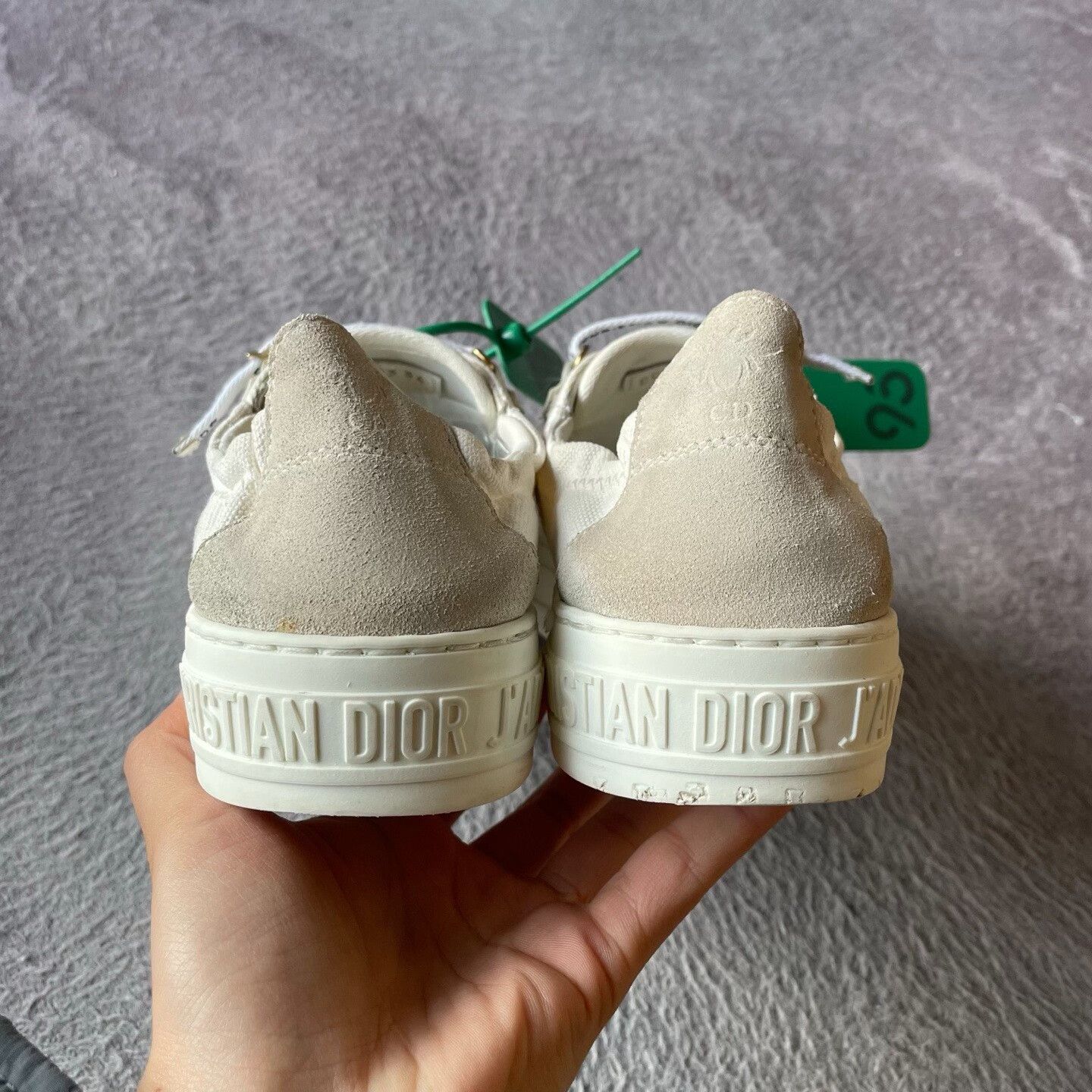 Dior Dior White Lowtop Sneakers S Women Size US 6 / IT 36 - 3 Thumbnail