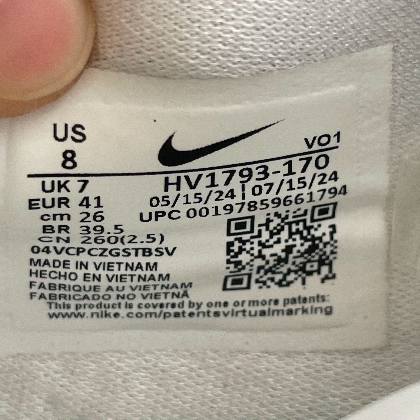 Nike Nike White Lowtop Sneakers 41 Men Size US 8.5 / EU 41-42 - 7 Thumbnail