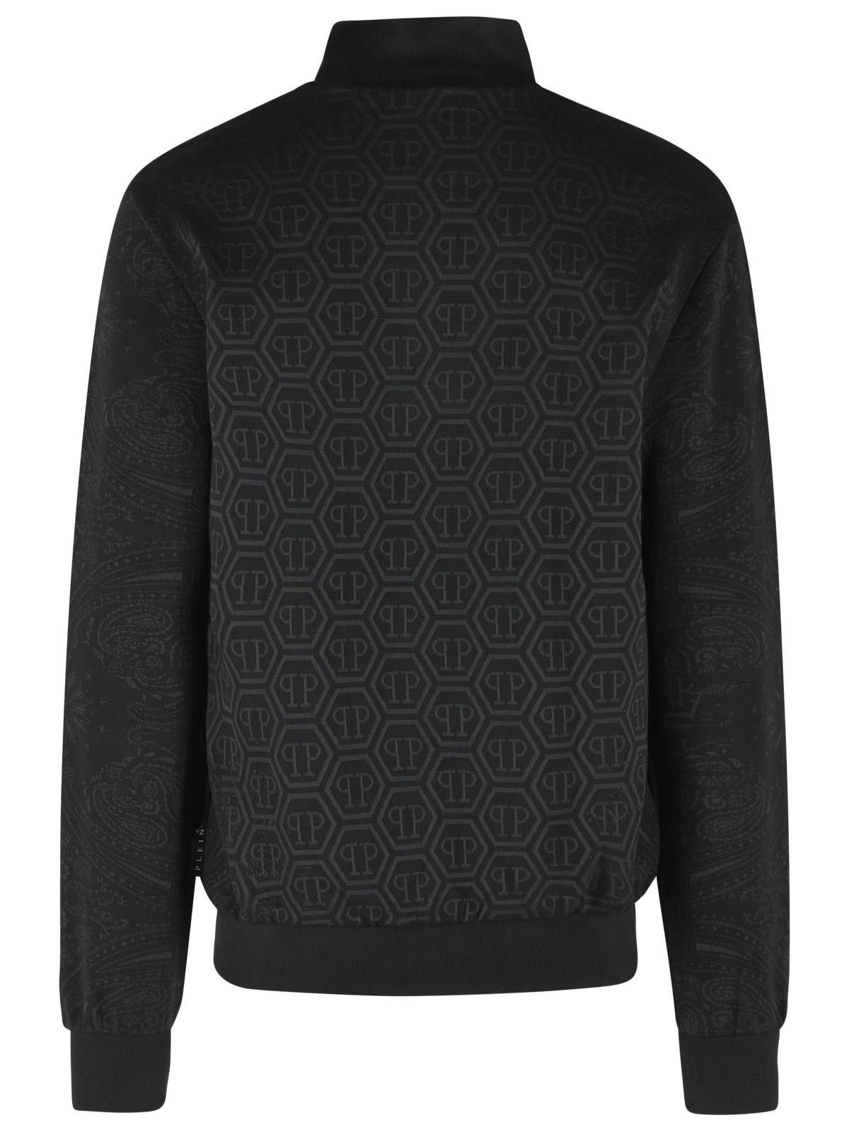 Philipp Plein PHILIPP PLEIN Black Cotton Blend Sweatshirt Size US M / EU 48-50 / 2 - 3 Thumbnail