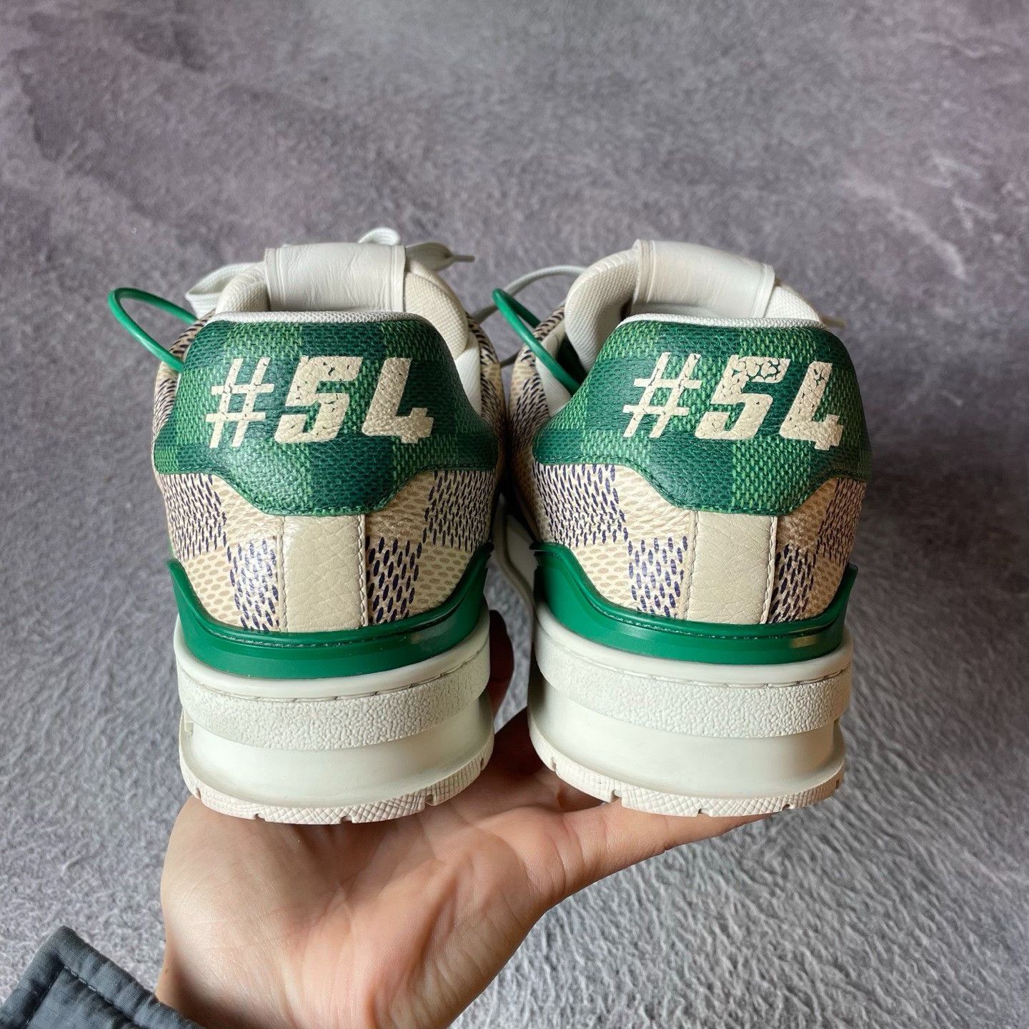 Louis Vuitton Louis Vuitton Training Green Lowtop Sneakers 41 Men Size US 8.5 / EU 41-42 - 3 Thumbnail