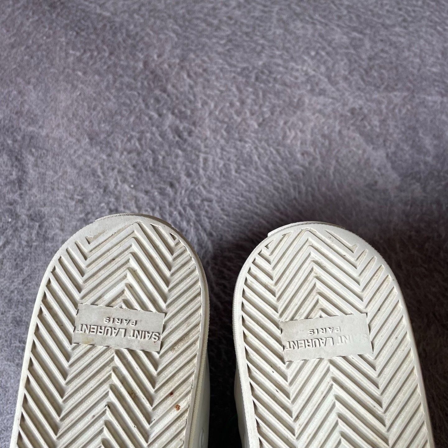 Saint Laurent Paris Saint Laurent Paris White Lowtop Sneakers 41 Men Size US 8.5 / EU 41-42 - 5 Thumbnail