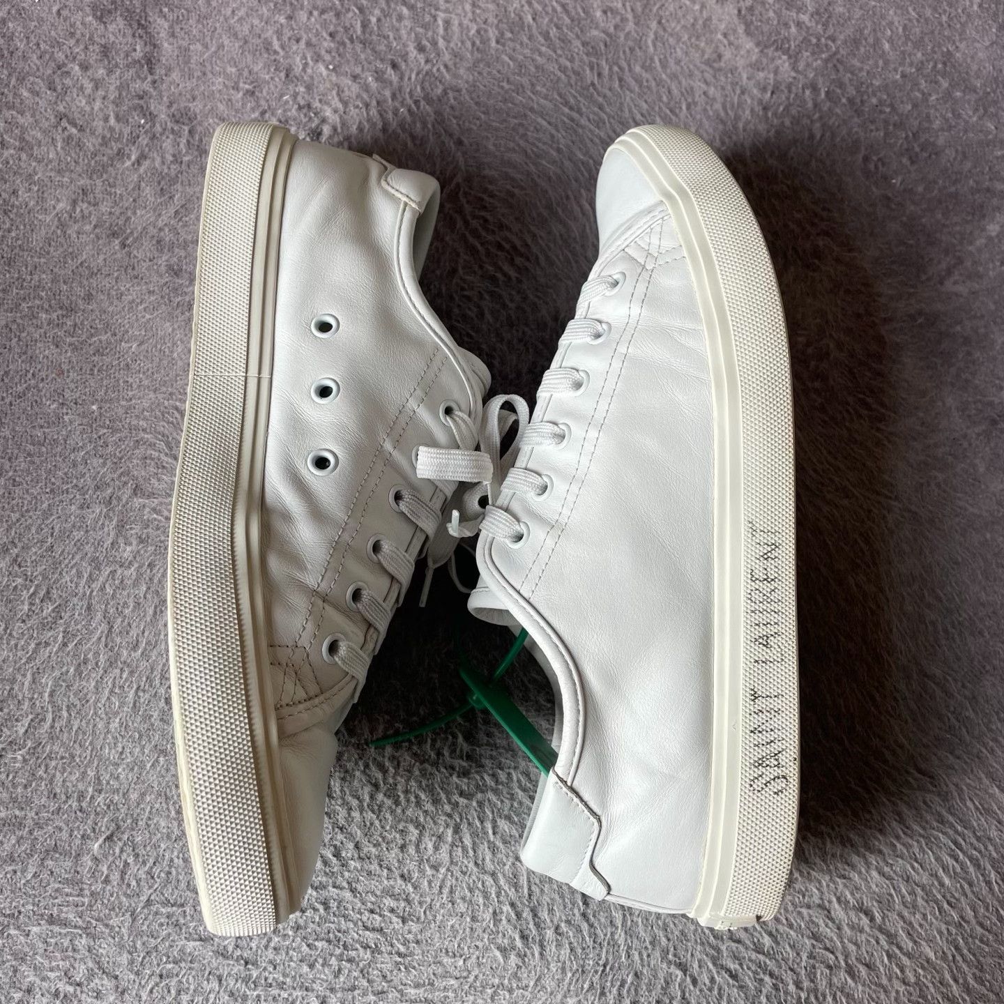 Saint Laurent Paris Saint Laurent Paris White Lowtop Sneakers 41 Men Size US 8.5 / EU 41-42 - 8 Thumbnail