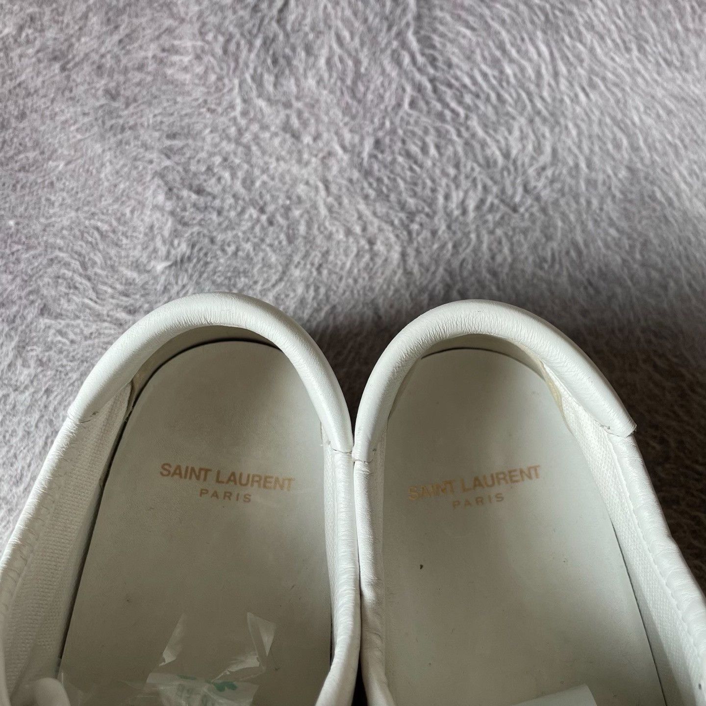 Saint Laurent Paris Saint Laurent Paris White Lowtop Sneakers 41 Men Size US 8.5 / EU 41-42 - 9 Thumbnail