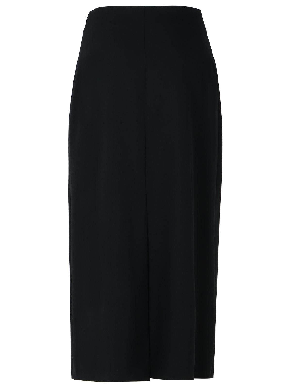 Loulou de Saison LOULOU DE SAISON 'Samos' Black Virgin Wool Skirt Size 28" / US 6 / IT 42 - 3 Thumbnail