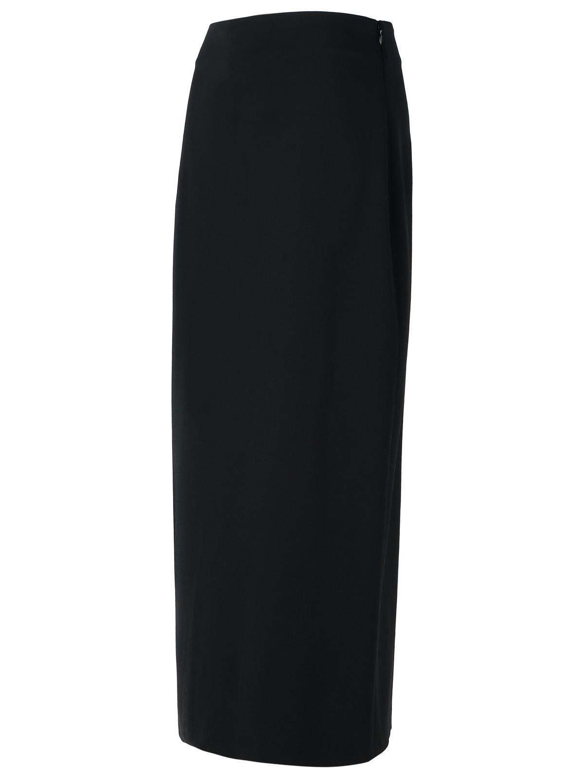 Loulou de Saison LOULOU DE SAISON 'Samos' Black Virgin Wool Skirt Size 28" / US 6 / IT 42 - 2 Thumbnail