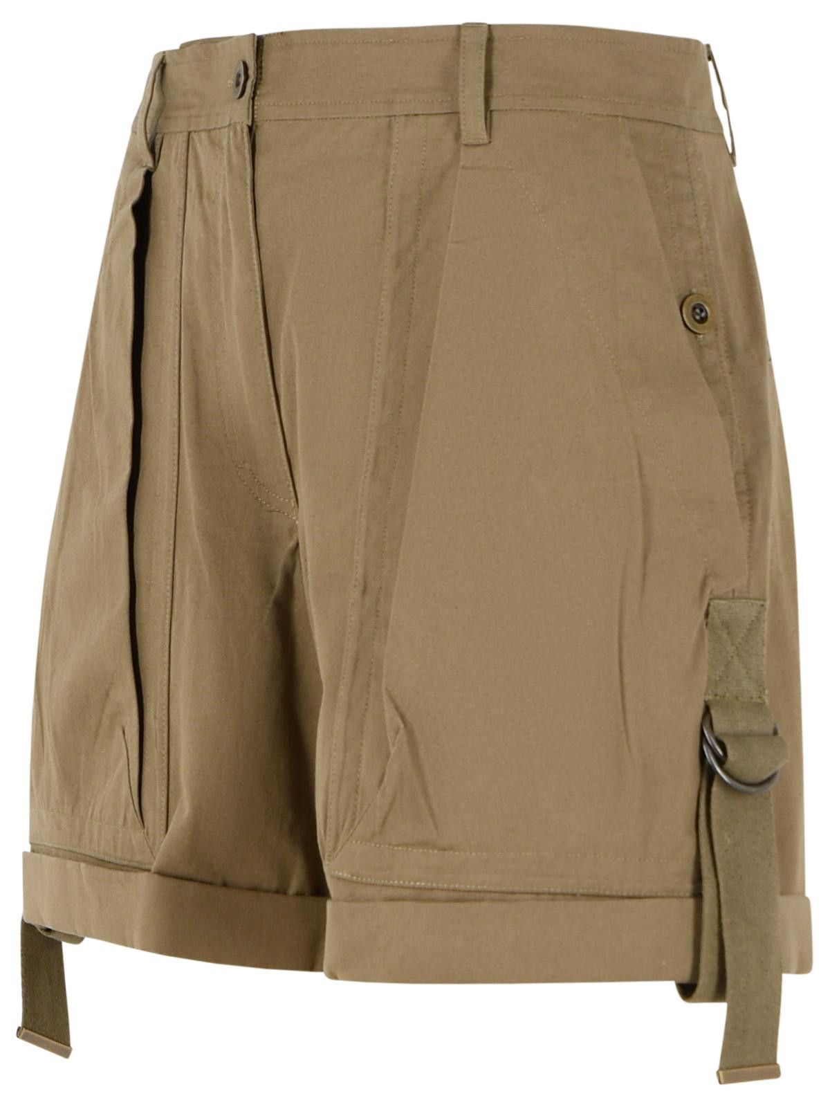 Isabel Marant ISABEL MARANT 'Boniza' 'Kaki' Cotton Shorts Size 26" / US 2 / IT 38 - 2 Thumbnail