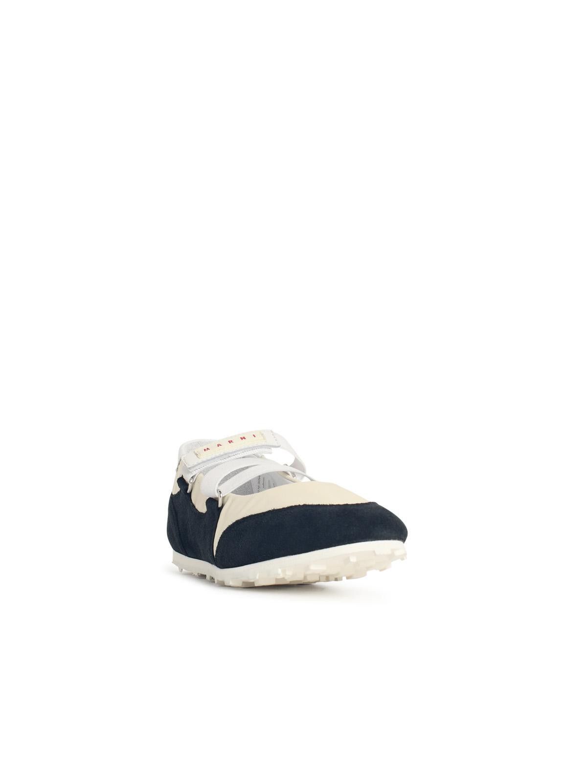 Marni MARNI Balerina In Fabric And Black Suede Size US 8 / IT 38 - 2 Thumbnail
