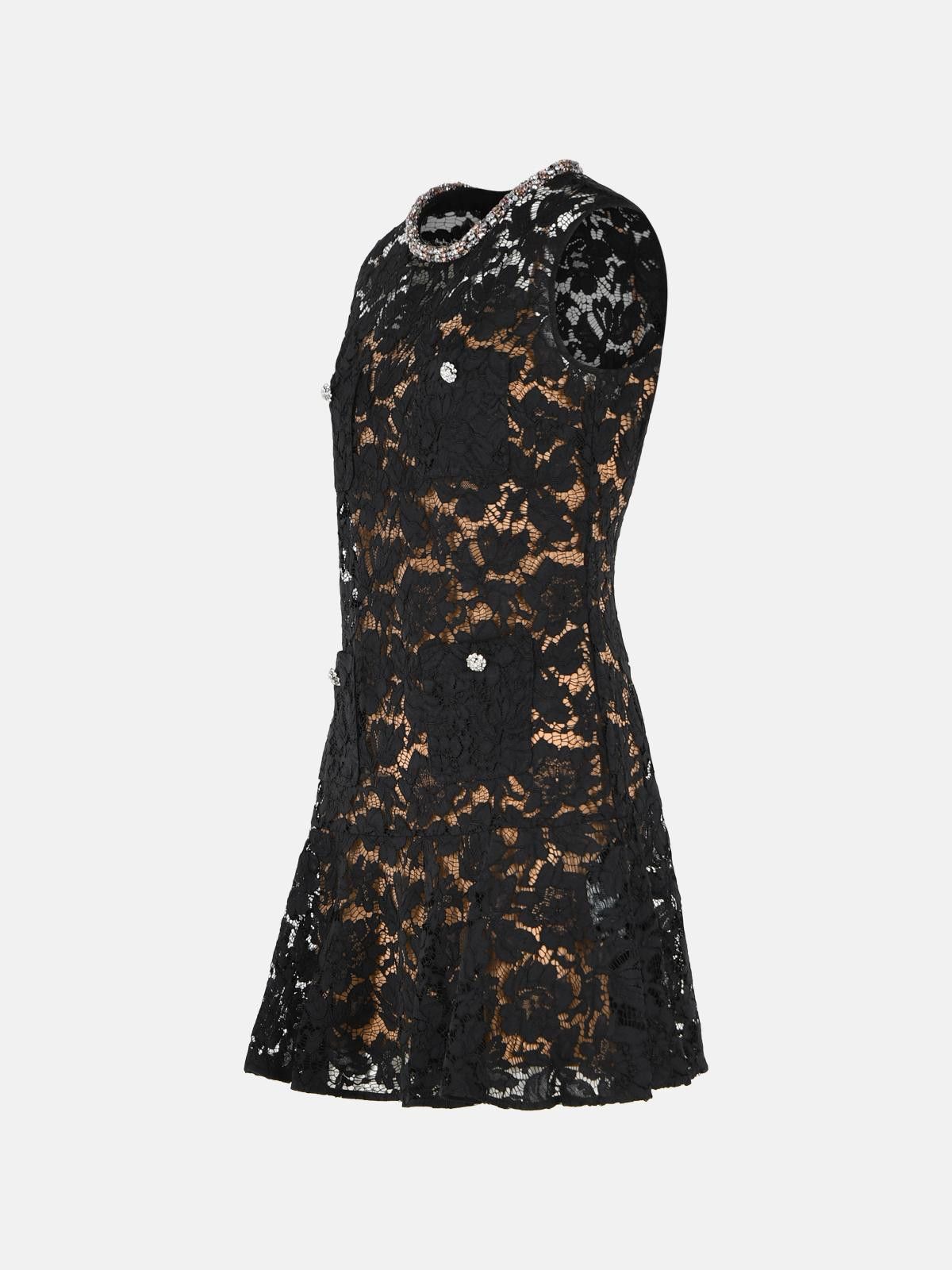 Self-Portrait SELF PORTRAIT Black Polyester Dress Size S / US 4 / IT 40 - 2 Thumbnail