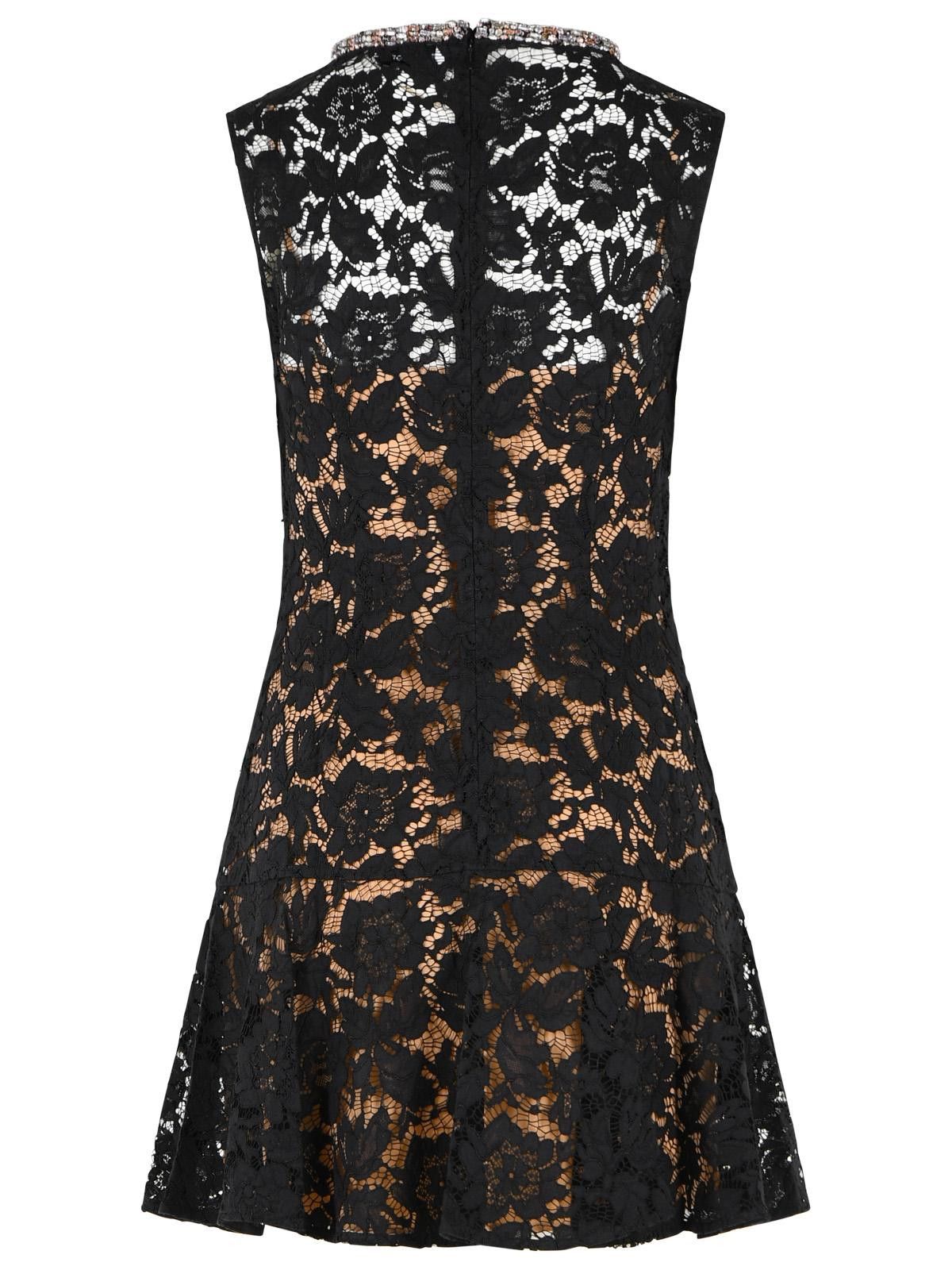 Self-Portrait SELF PORTRAIT Black Polyester Dress Size S / US 4 / IT 40 - 3 Thumbnail