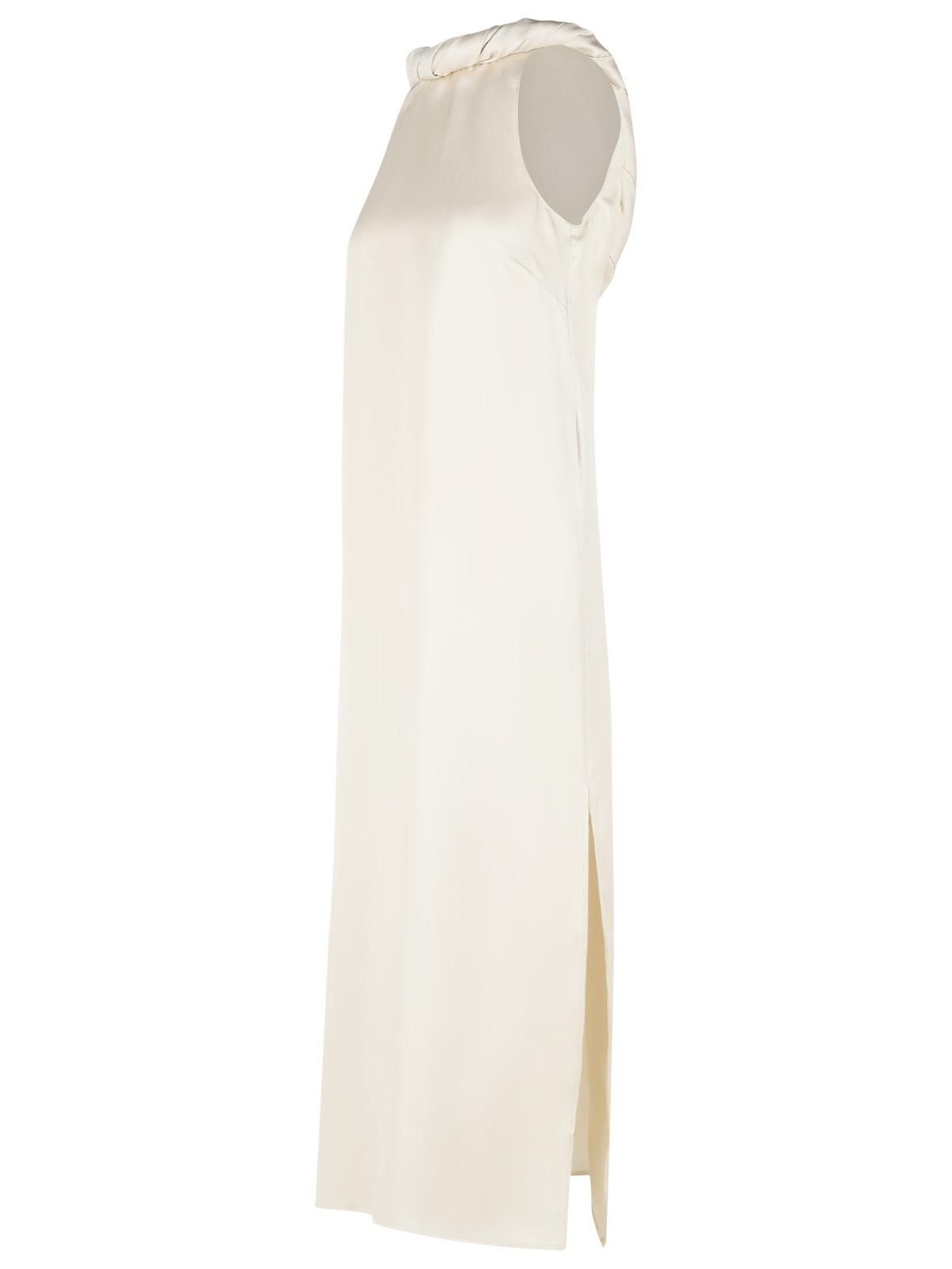 Loulou de Saison LOULOU DE SAISON 'Susan' Ivory Silk Dress Size M / US 6-8 / IT 42-44 - 2 Thumbnail