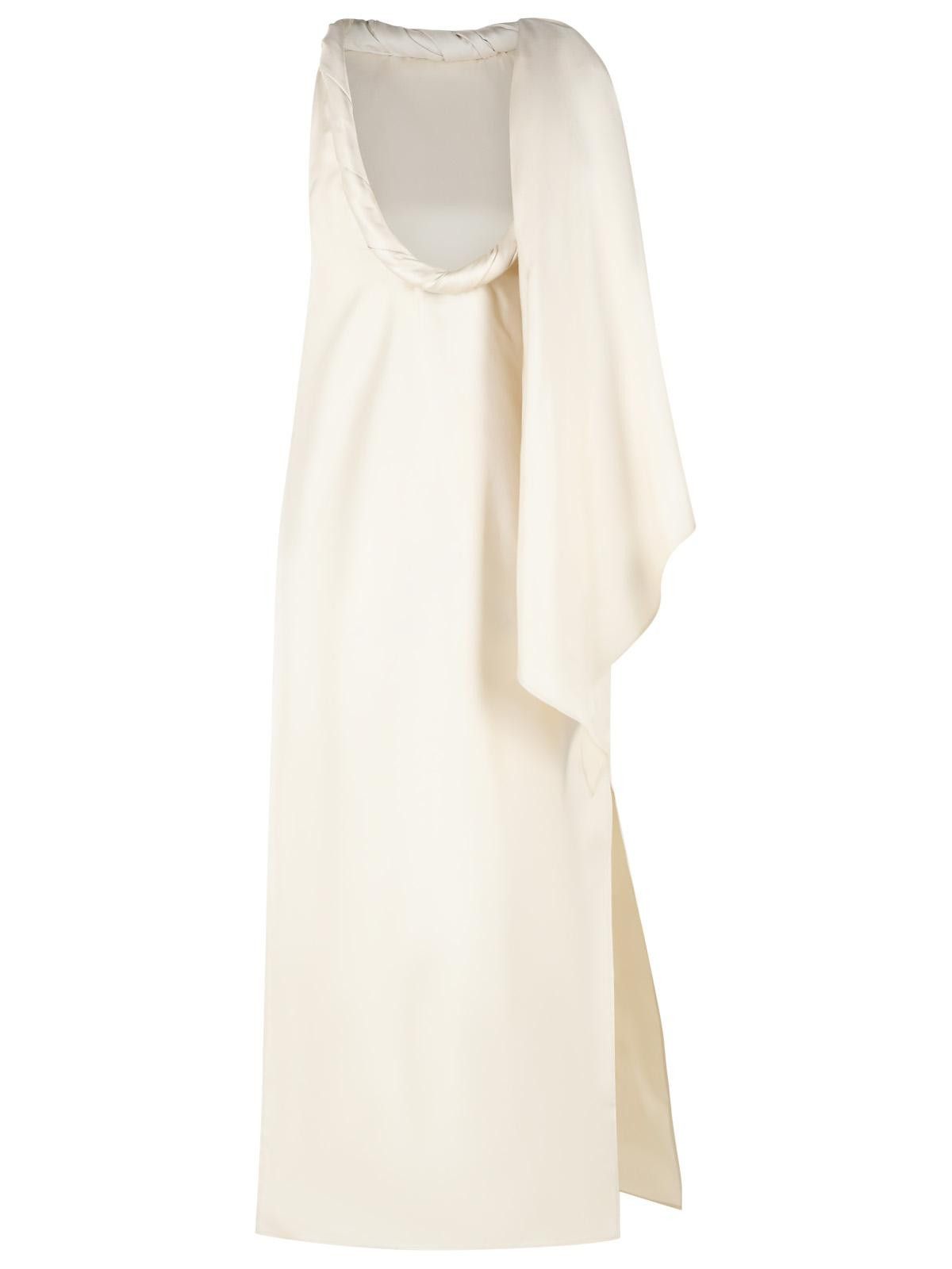 Loulou de Saison LOULOU DE SAISON 'Susan' Ivory Silk Dress Size S / US 4 / IT 40 - 3 Thumbnail