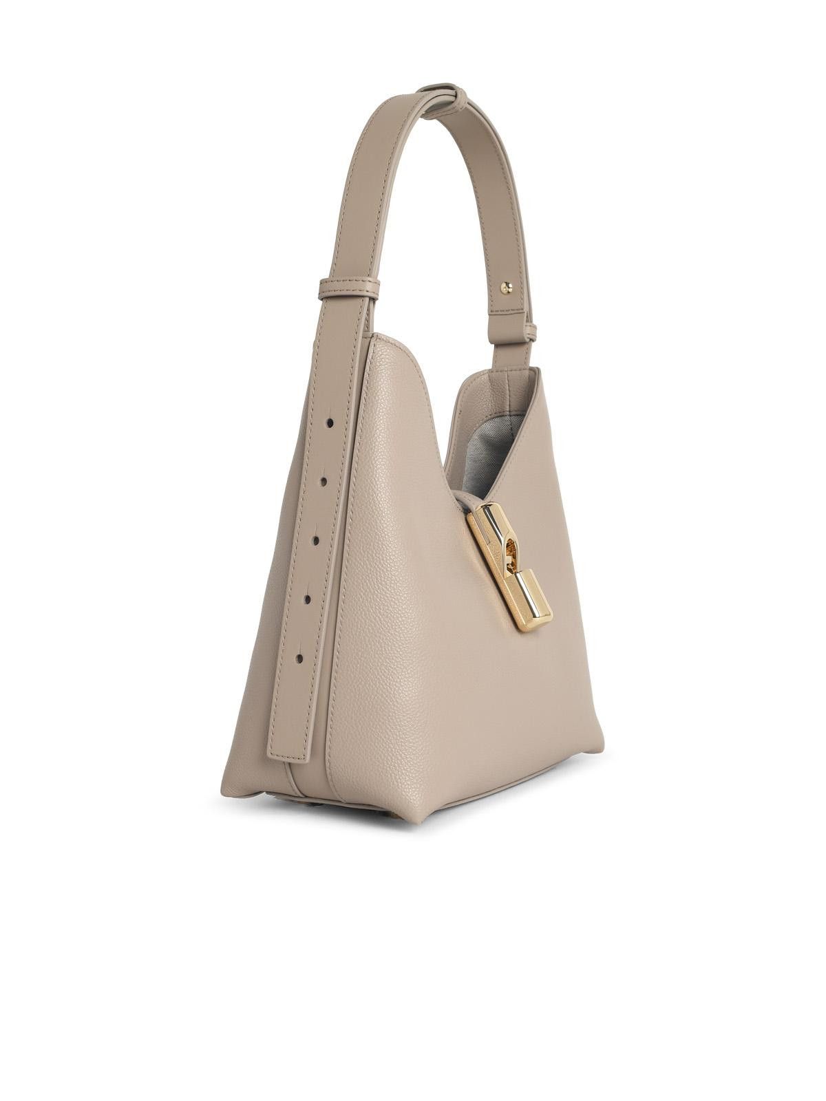 Furla FURLA S 'Goccia' Shoulder Bag In Linen Color Leather Size ONE SIZE - 2 Thumbnail