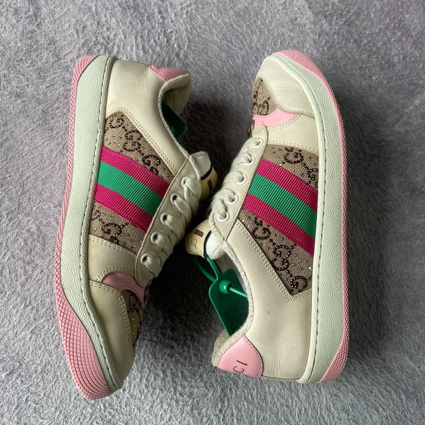 Gucci Gucci Multi Lowtop Sneakers 37 Women Size US 6.5 / IT 36.5 - 9 Thumbnail