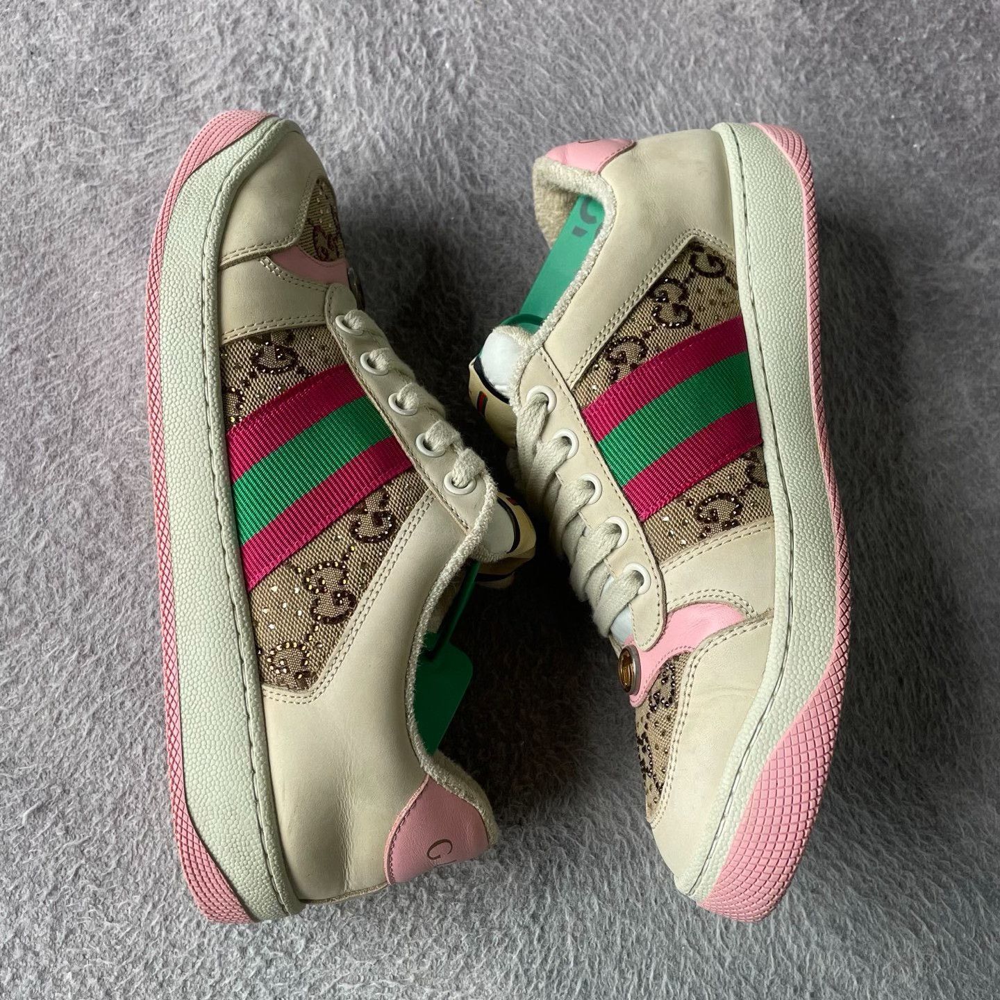 Gucci Gucci Multi Lowtop Sneakers 37 Women Size US 6.5 / IT 36.5 - 8 Thumbnail