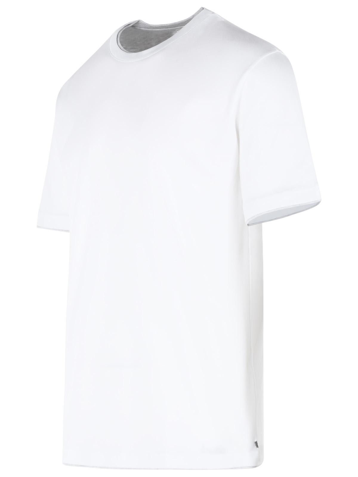 Eleventy ELEVENTY White Cotton T-Shirt Size US XL / EU 56 / 4 - 2 Thumbnail