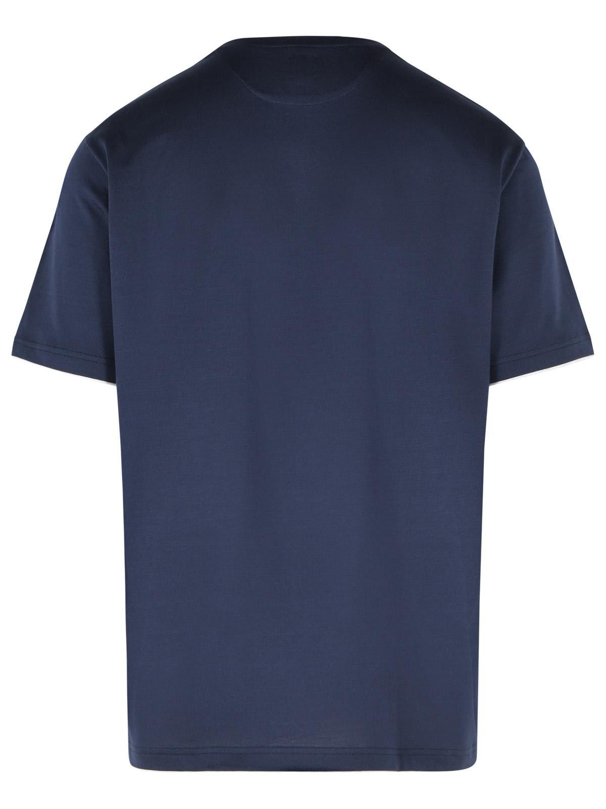 Eleventy ELEVENTY Blue Cotton T-Shirt Size US XL / EU 56 / 4 - 3 Thumbnail