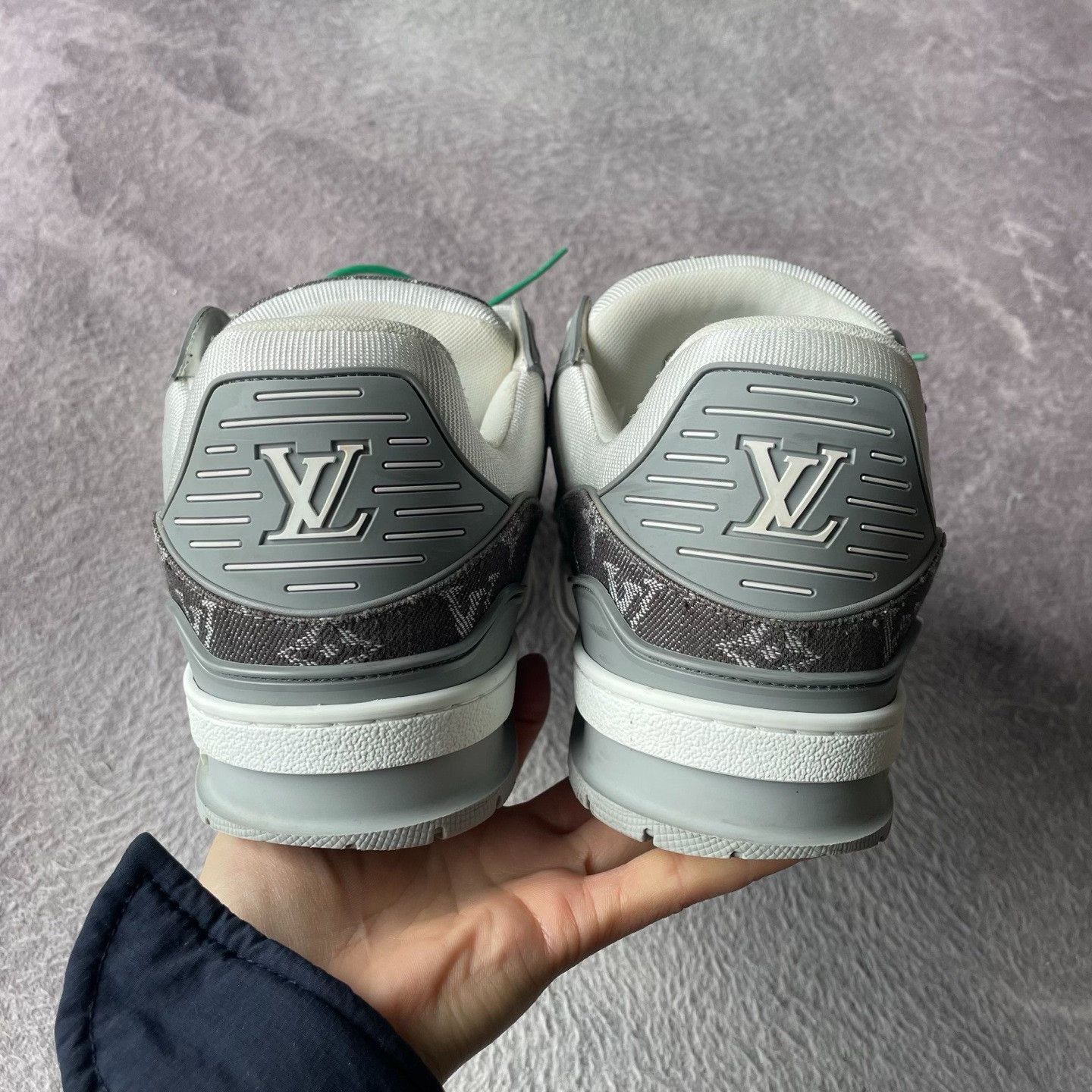Louis Vuitton Louis Vuitton Training Denim White Lowtop Sneakers 43 Men Size US 10 / EU 43 - 3 Thumbnail