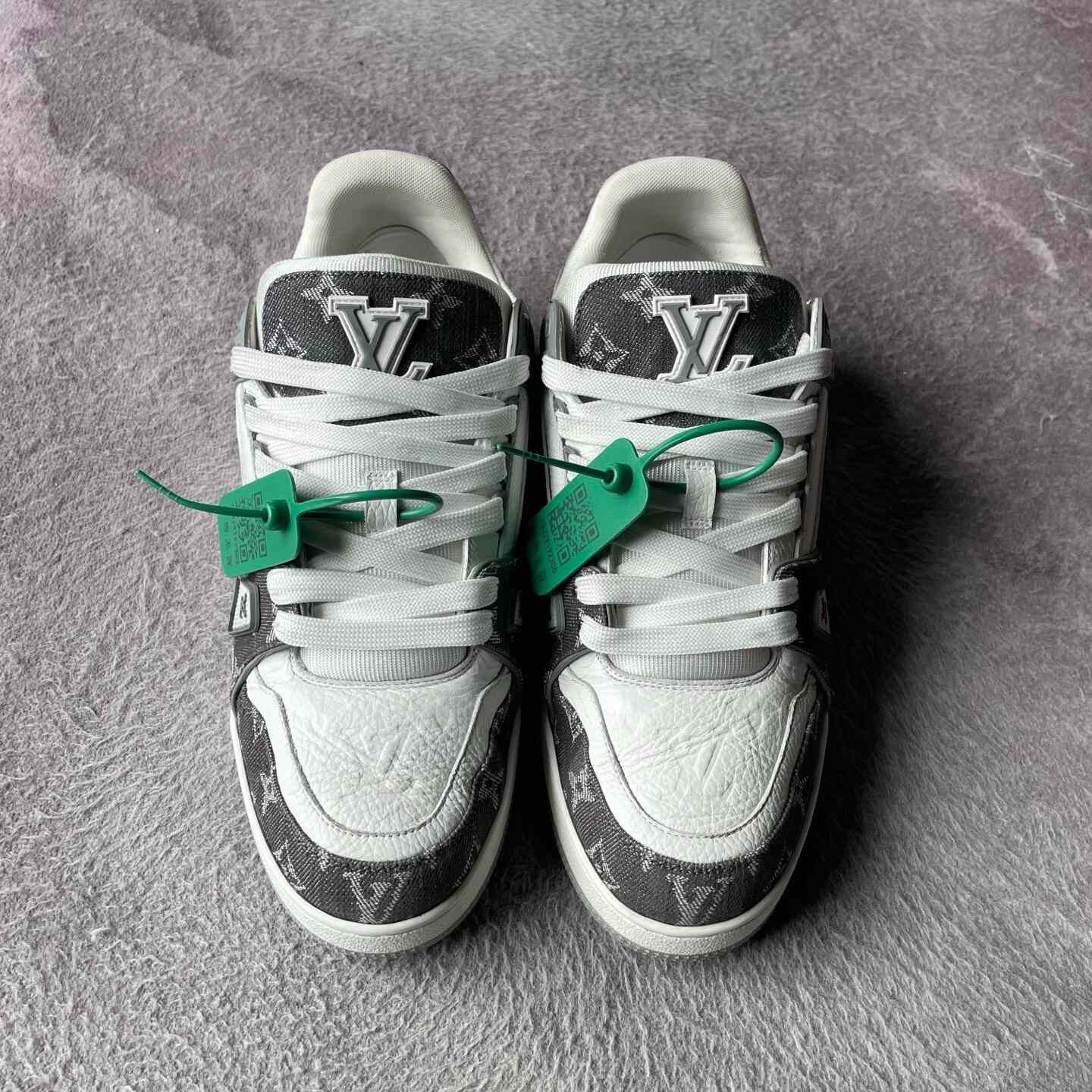 Louis Vuitton Louis Vuitton Training Denim White Lowtop Sneakers 43 Men Size US 10 / EU 43 - 2 Thumbnail