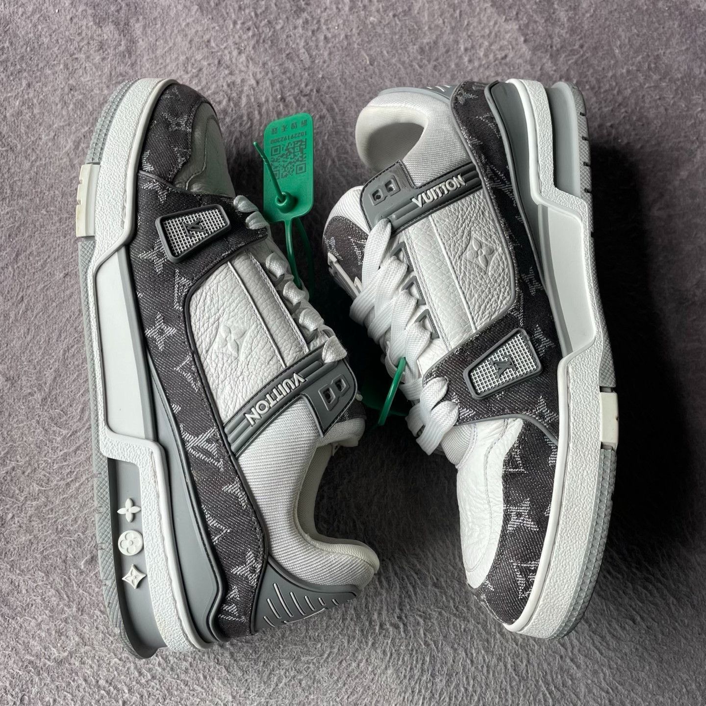 Louis Vuitton Louis Vuitton Training Denim White Lowtop Sneakers 43 Men Size US 10 / EU 43 - 6 Thumbnail