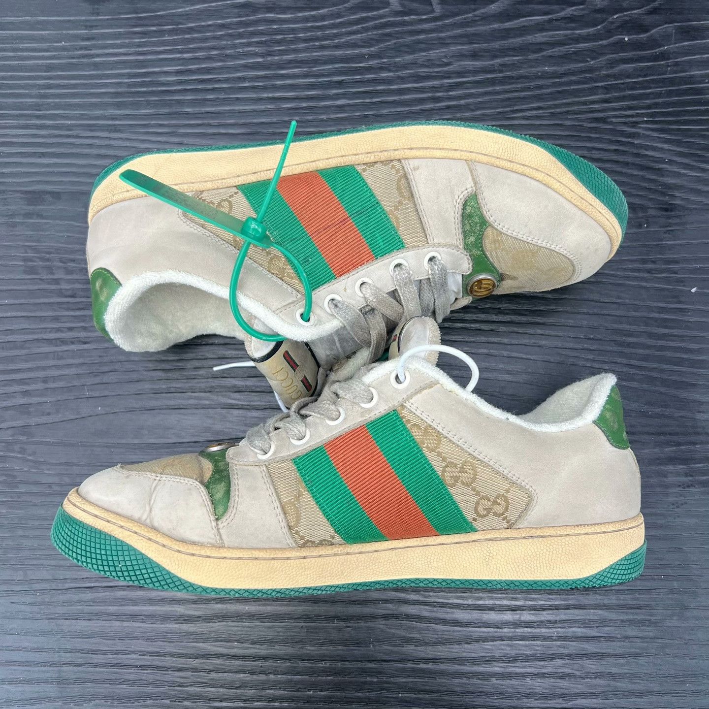 Gucci Gucci Green Lowtop Sneakers 37 Men Size US 5 / EU 37 - 2 Thumbnail