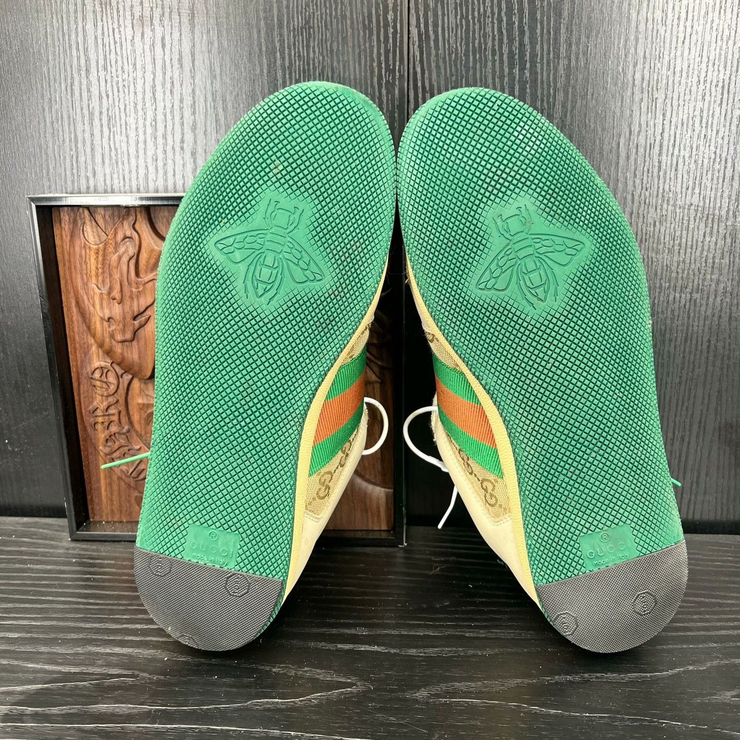 Gucci Gucci Green Lowtop Sneakers 37 Men Size US 5 / EU 37 - 6 Thumbnail