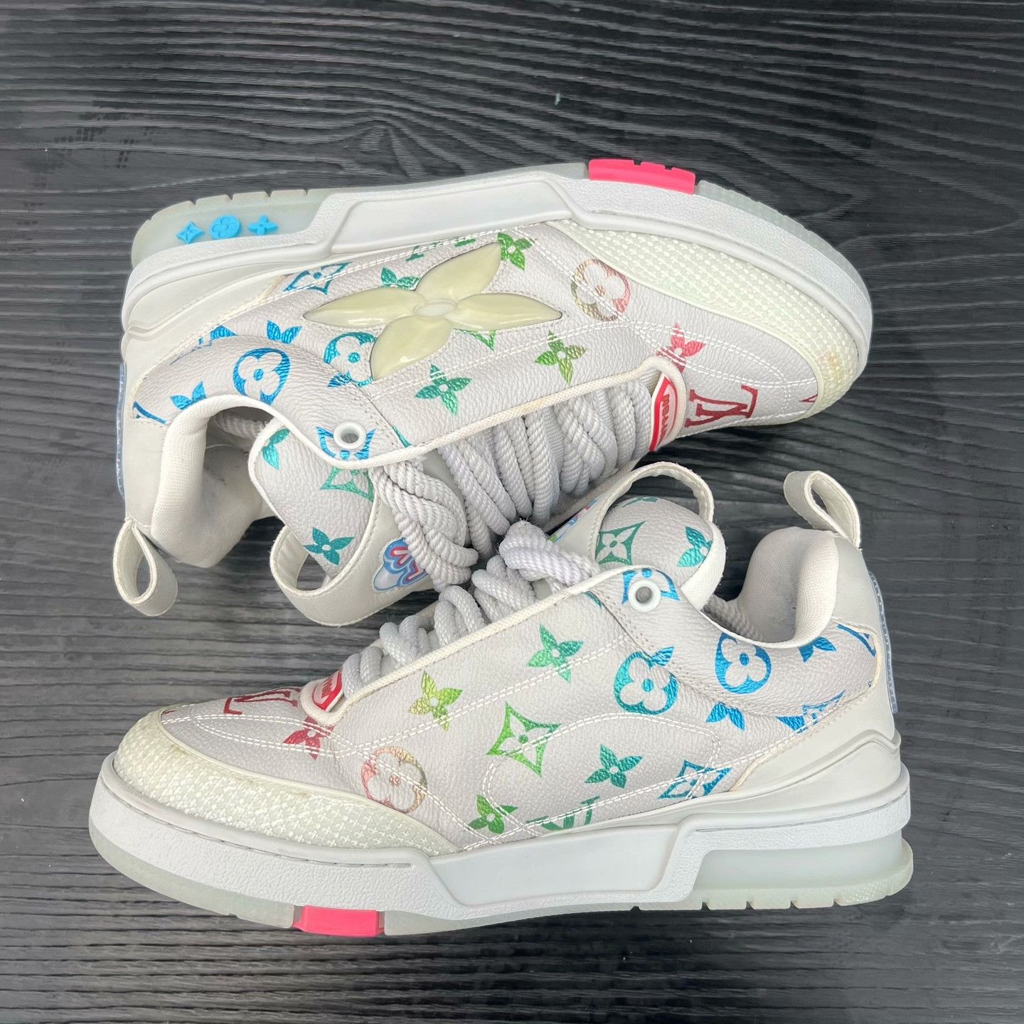 Louis Vuitton Louis Vuitton Retro Multi Lowtop Sneakers 39 Men Size US 6.5 / EU 39-40 - 3 Thumbnail