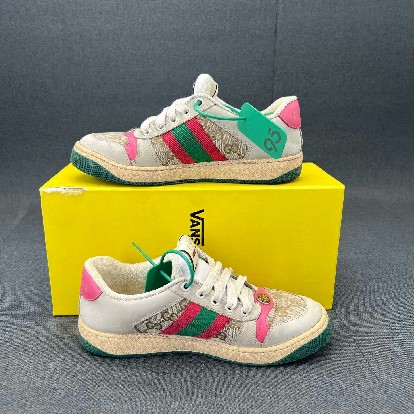 Gucci Gucci Pink Lowtop Sneakers 35 Women Size US 5 / IT 35 - 3 Thumbnail