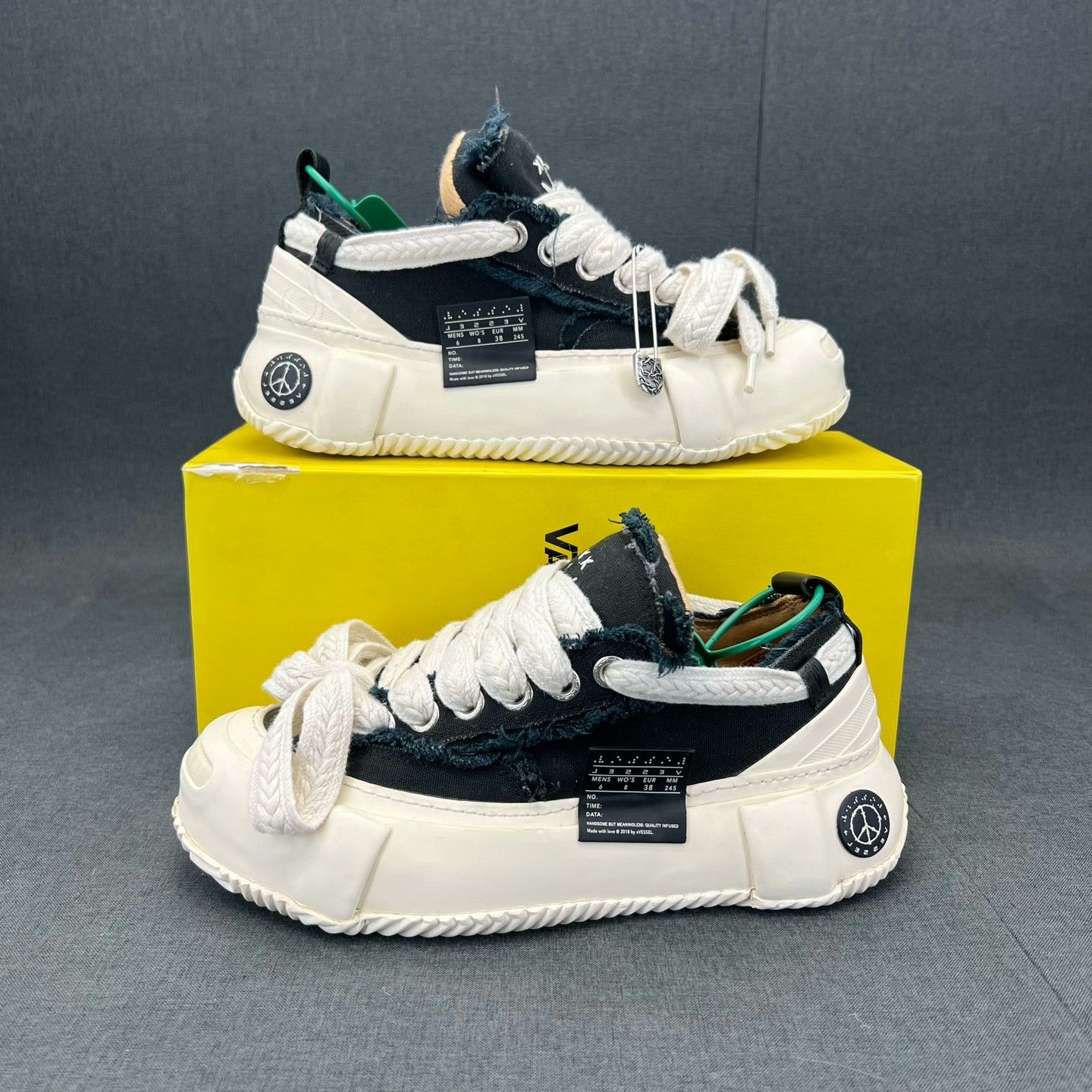 Other Black Lowtop Sneakers 38 Women Size US 7.5 / IT 37.5 - 2 Thumbnail