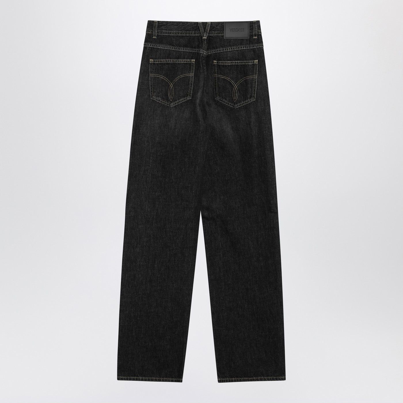 Versace Versace Black Jeans With Studs And Crystals Size 27" / US 4 / IT 40 - 2 Thumbnail