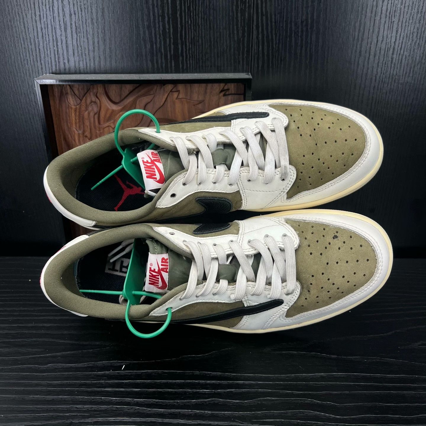 Nike Nike AJ1 Green Lowtop Sneakers 44 Men Size US 10.5 / EU 43-44 - 5 Thumbnail