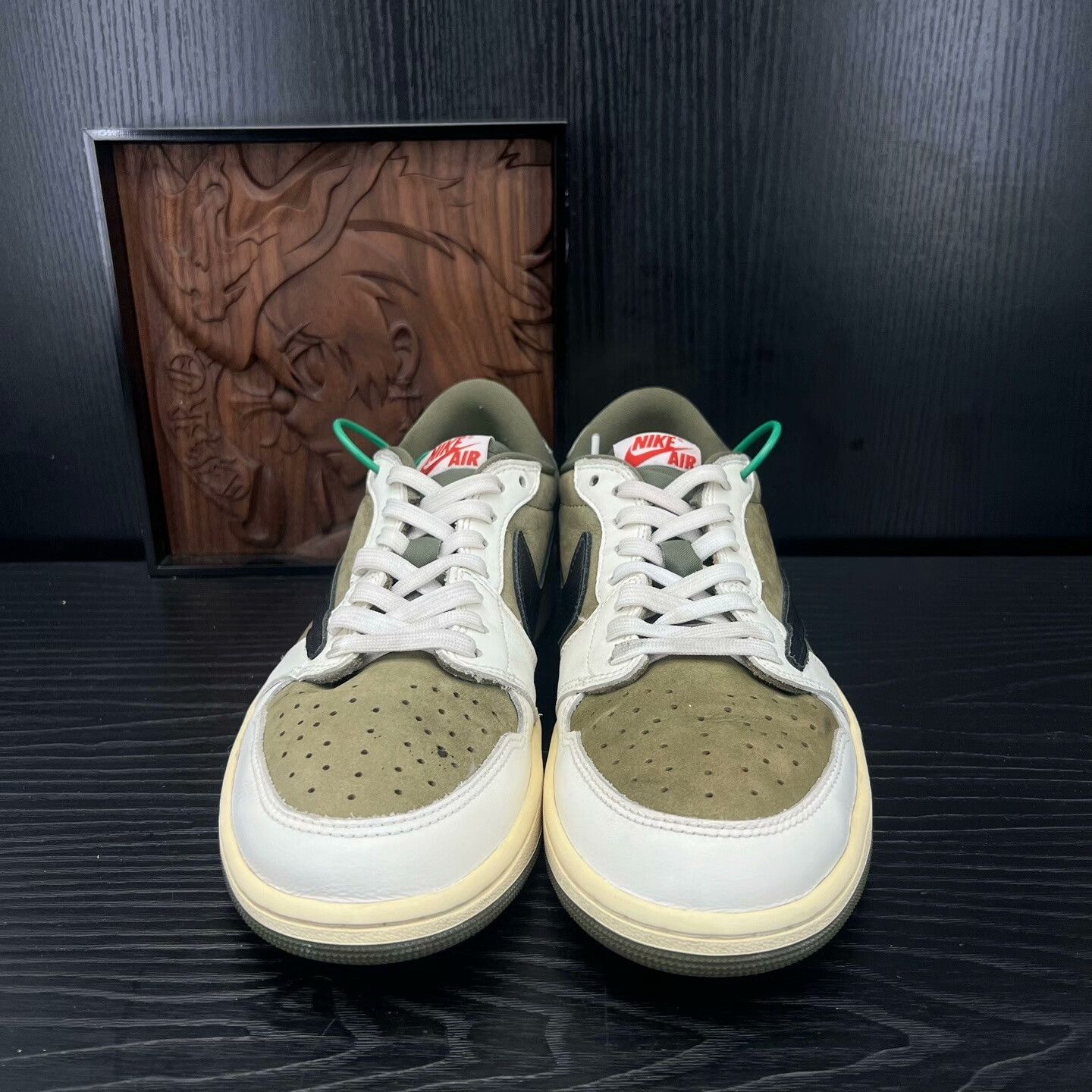 Nike Nike AJ1 Green Lowtop Sneakers 44 Men Size US 10.5 / EU 43-44 - 4 Thumbnail