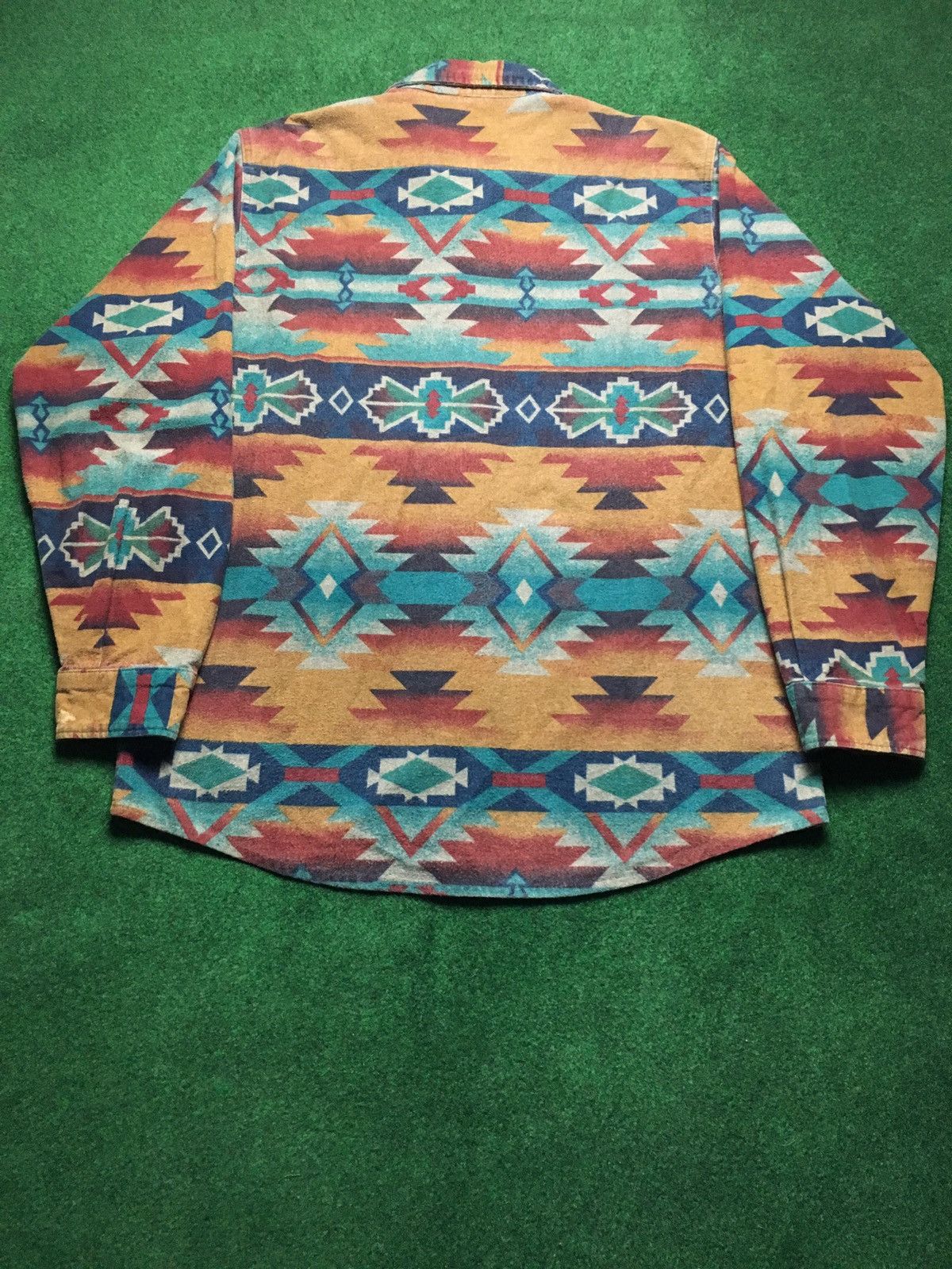 Redhead Vintage 90s Aztec long sleeve button up Size US L / EU 52-54 / 3 - 7 Thumbnail