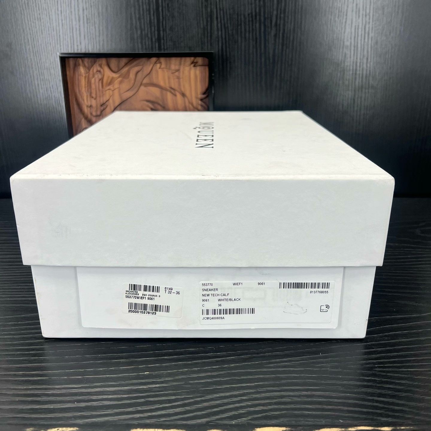 Alexander McQueen Alexander McQueen Black Lowtop Sneakers 37 Women Size US 6.5 / IT 36.5 - 9 Thumbnail